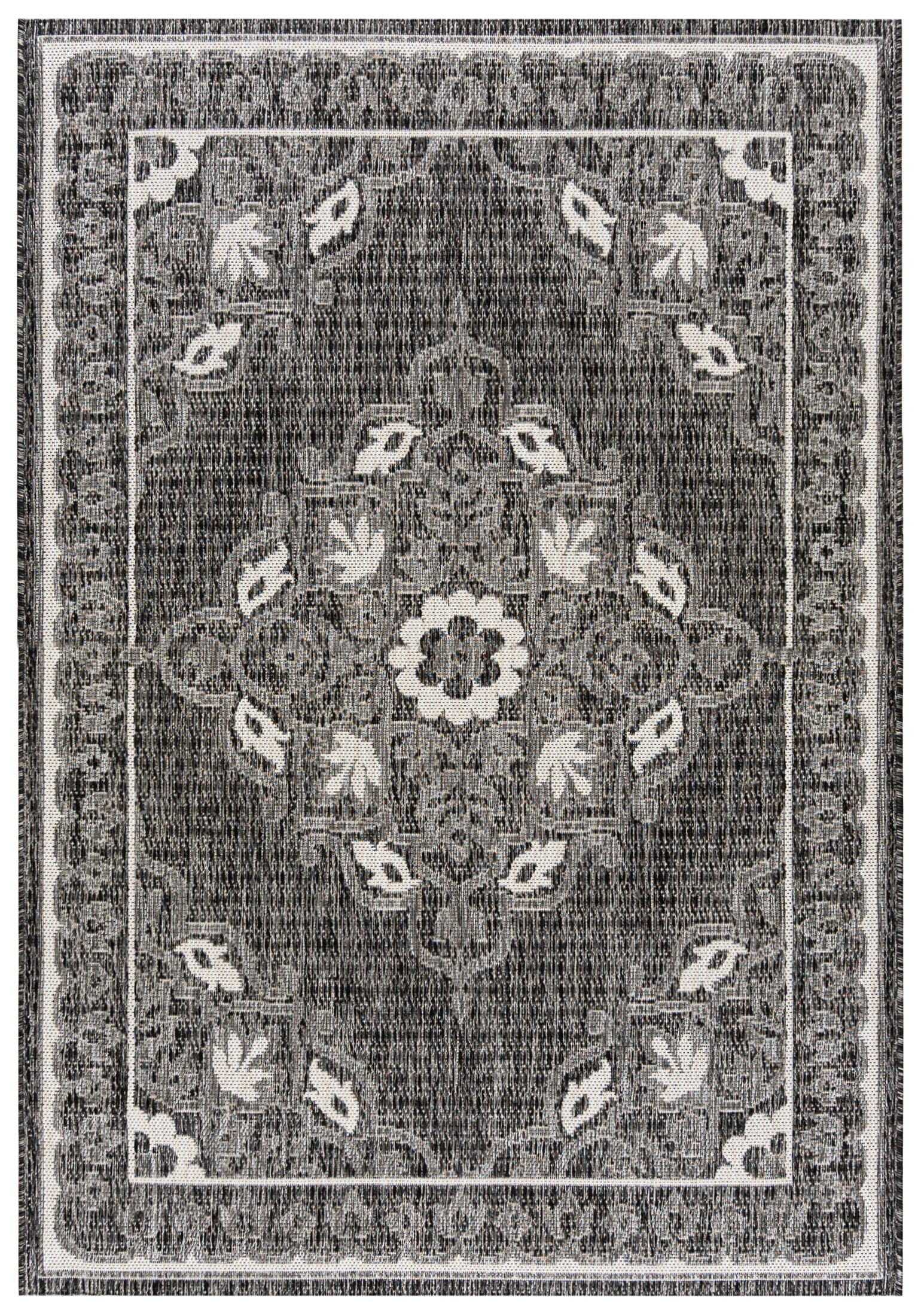 Mazovia Designteppich In-Outdoor-Teppich Pflanzlich Vintage Balkon Terrasse günstig online kaufen