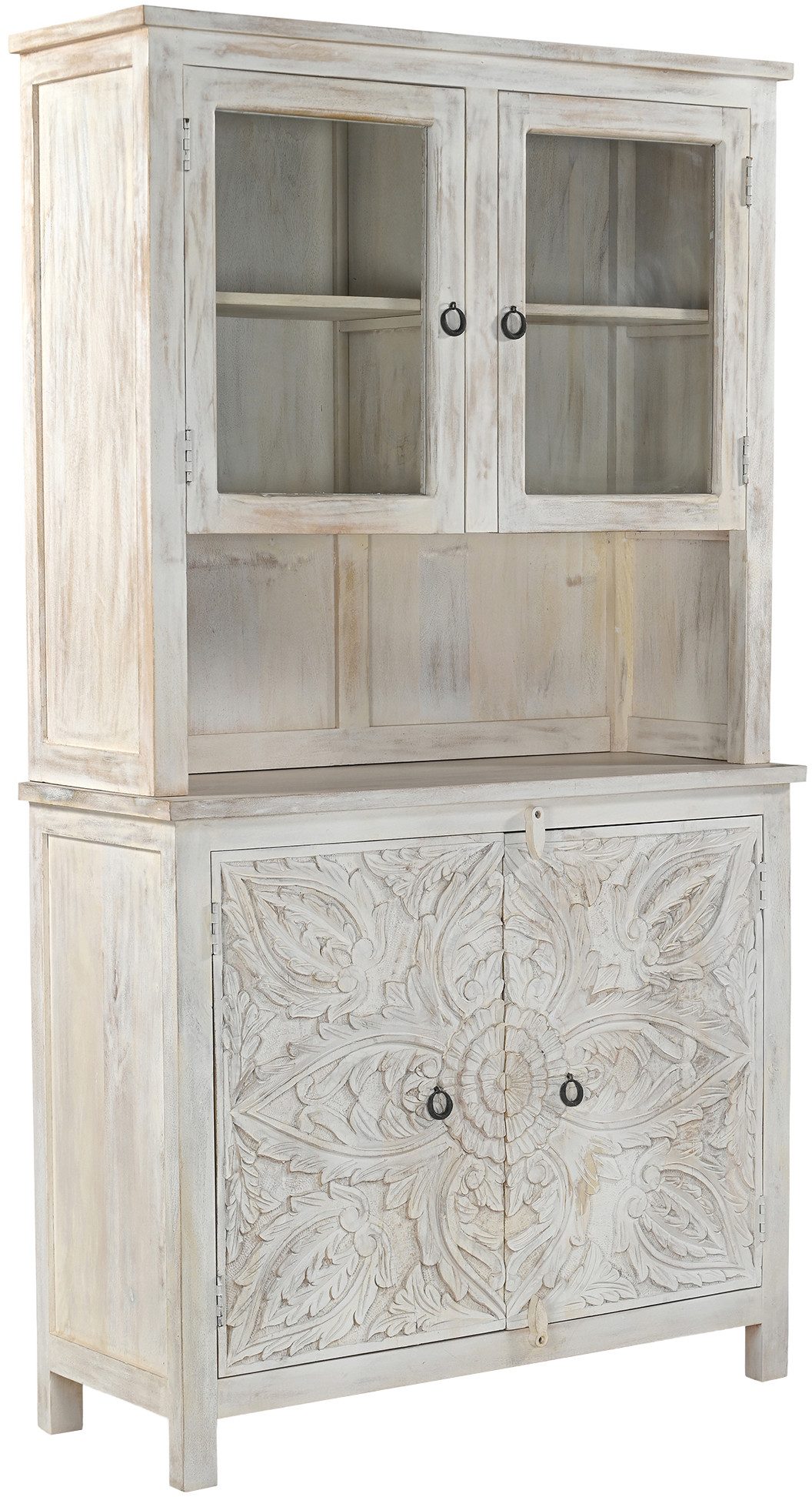 OTTO home Buffet Prem mit dekorative Fräsungen, handgefertigt, Unika-Möbel, Breite 107 cm