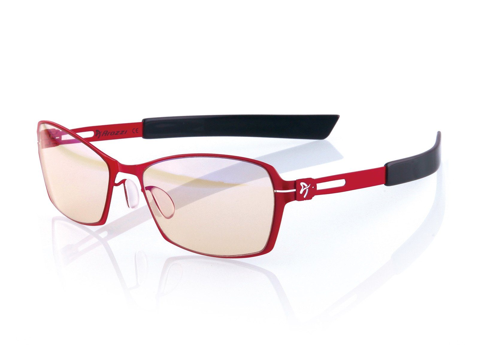Echte Produkthandhabung Arozzi Brille Brille Visione VX-500 Arozzi Gaming Rot 