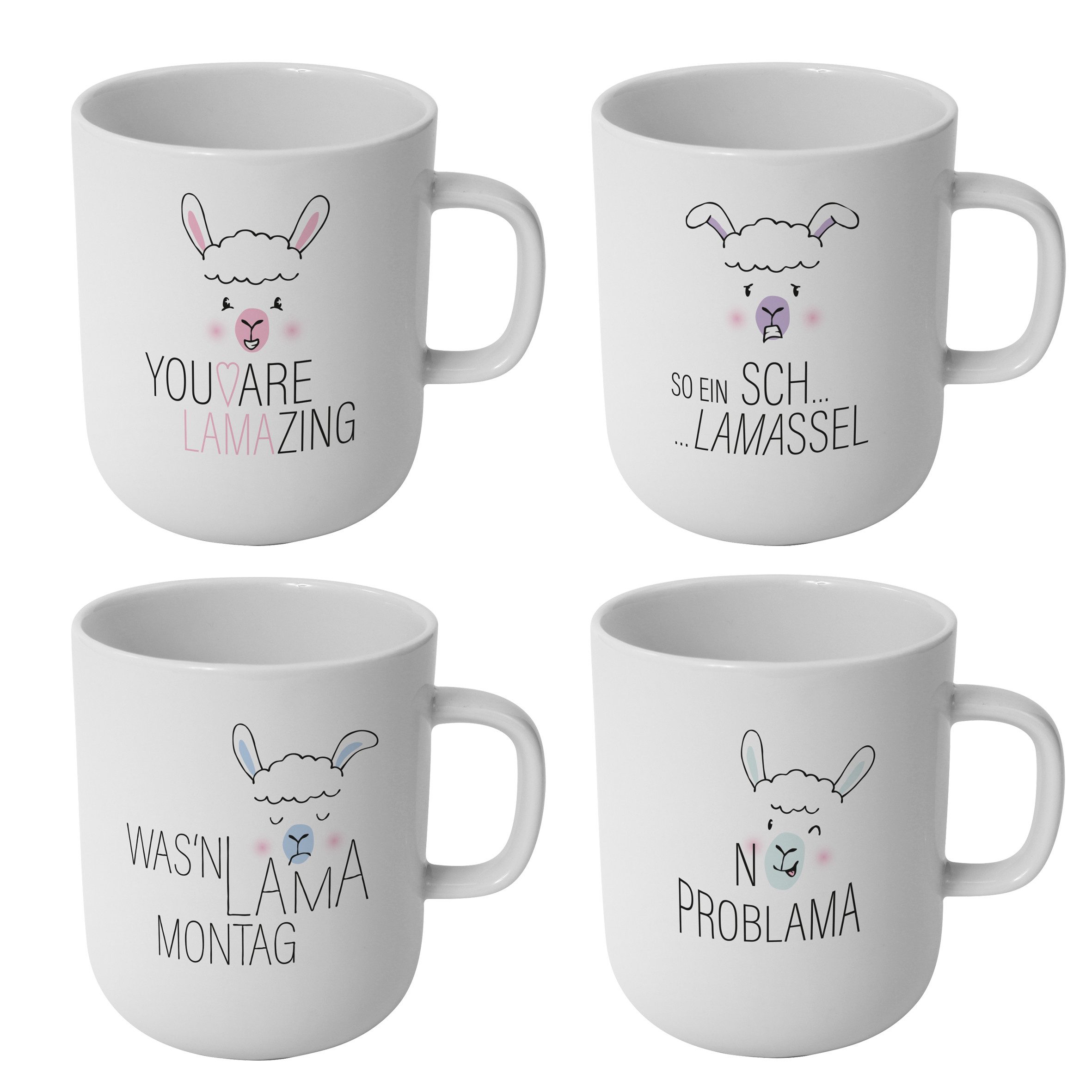 Eschenbach® PORZELLAN GERMANY Becher Becher Set 4-tlg., Porzellan, 4-tlg.