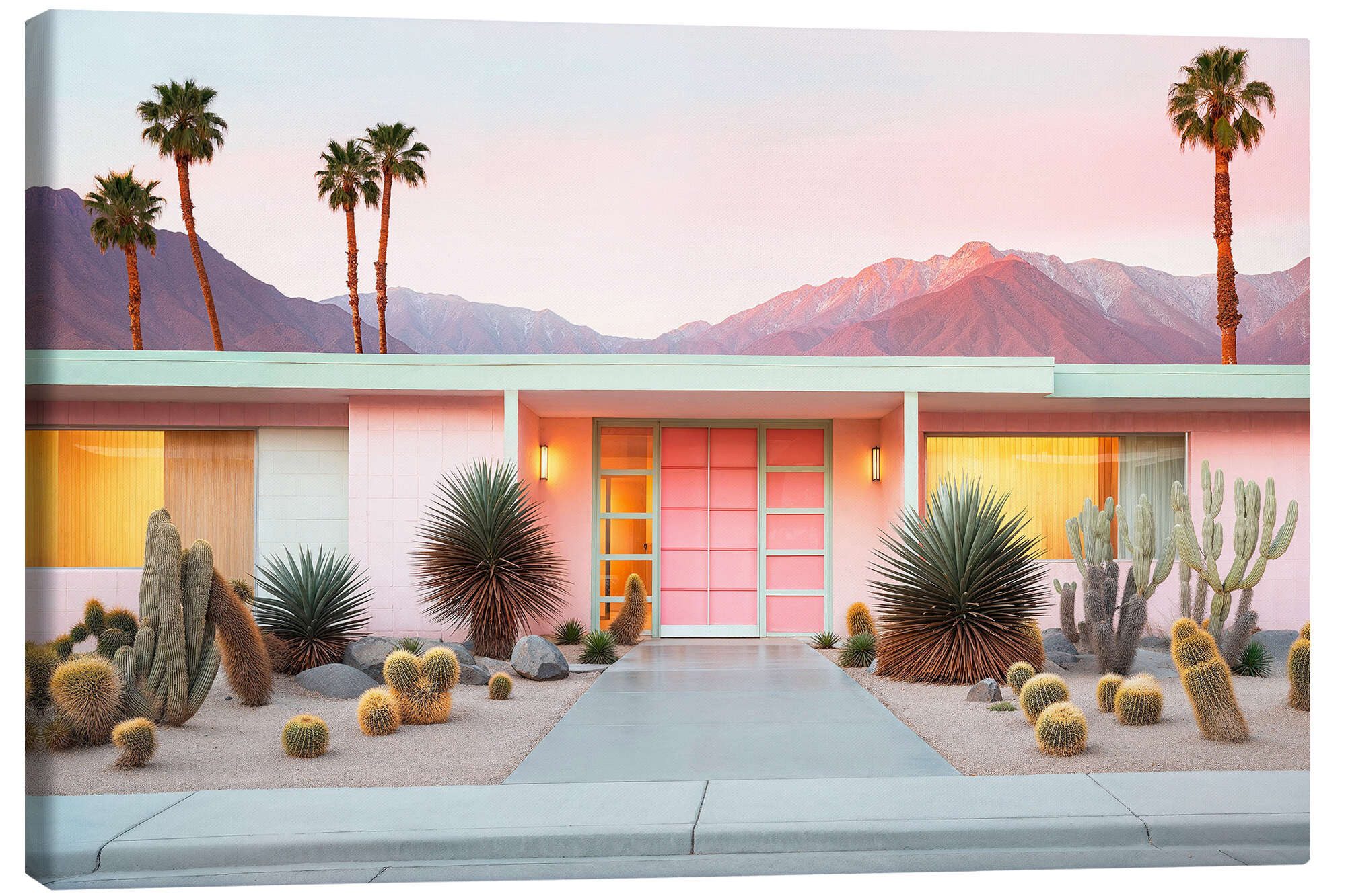 Posterlounge Wandbild California Dreaming - Retro Palm Springs, Philippe HU günstig online kaufen