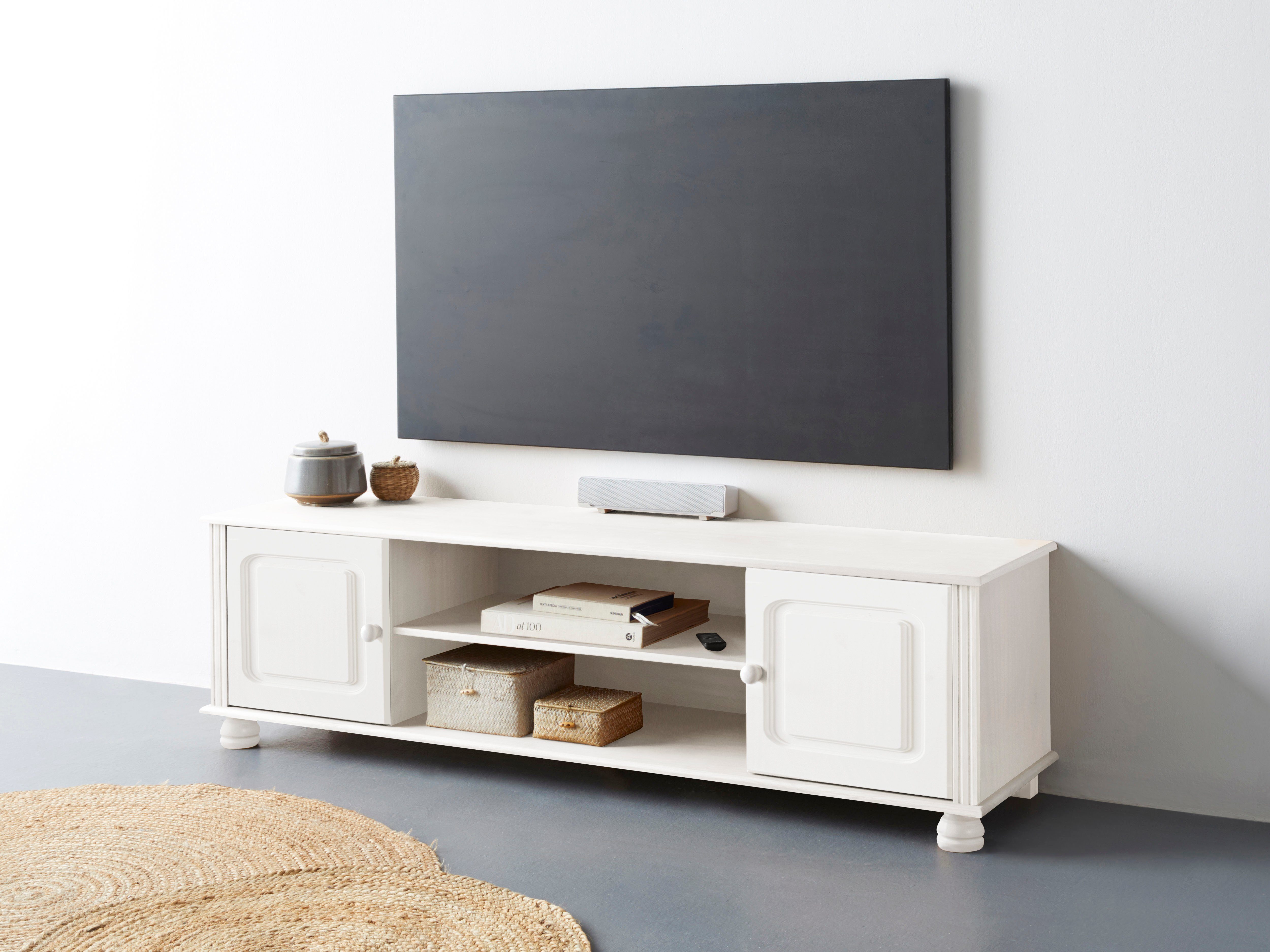 OTTO home Lowboard Mette, Kommode mit Kabeldurchführung und einem Einlegeboden