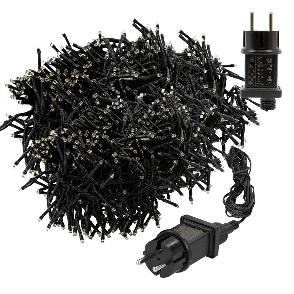 ECD Germany LED-Lichterkette Weihnachtsbeleuchtung Weihnachtslichterkette C günstig online kaufen