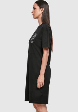 Merchcode Shirtkleid Merchcode Damen Ladies Life Is Better Oversized Slit Tee Dress (1-tlg)