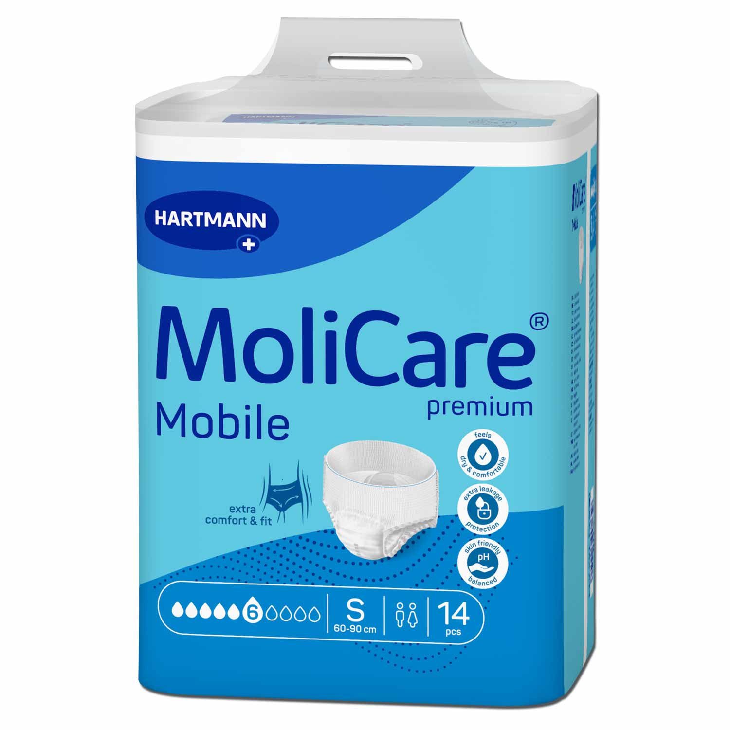 Molicare Inkontinenz-Pants MoliCare Premium Mobile 6 Tropfen S 8 x 14 Stück