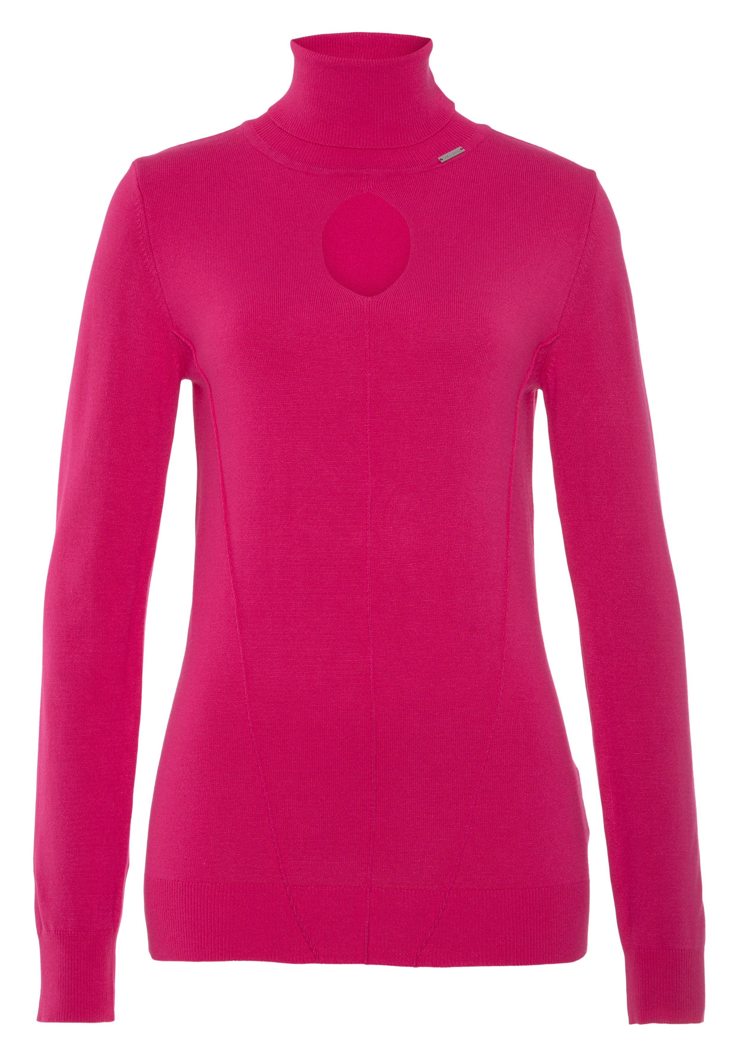 BRUNO BANANI Rollkragenpullover mit Hingucker mehr