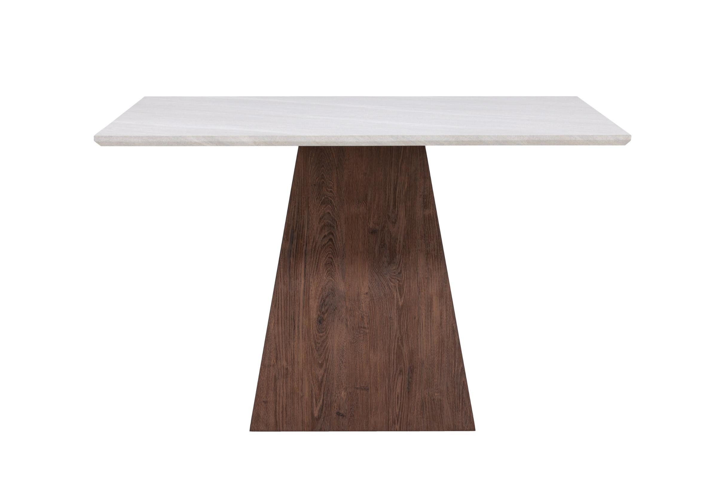 Venture Home Esstisch Cael Esstisch 120x120 cm grau, Mokka. (1-St)