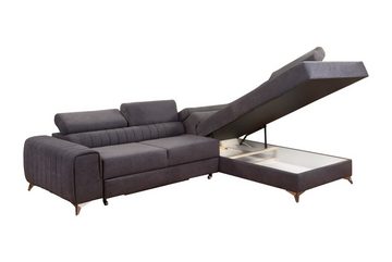 Küchen-Preisbombe Sofa Sofa Couch Ecksofa Eckcouch Wohnlandschaft Schlaffunktion RICO, Sofa in L-Form