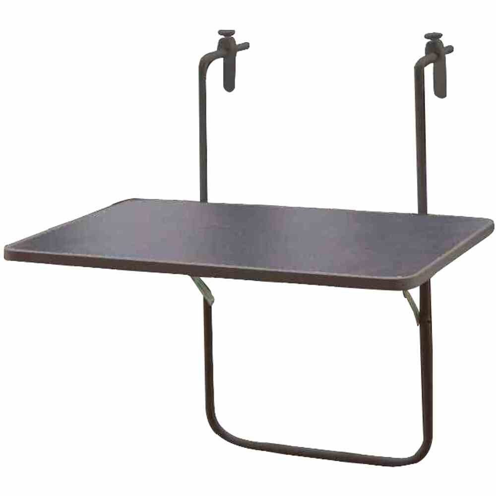 GAUTZSCH Balkonhängetisch in anthrazit - 60x40 (BxT)