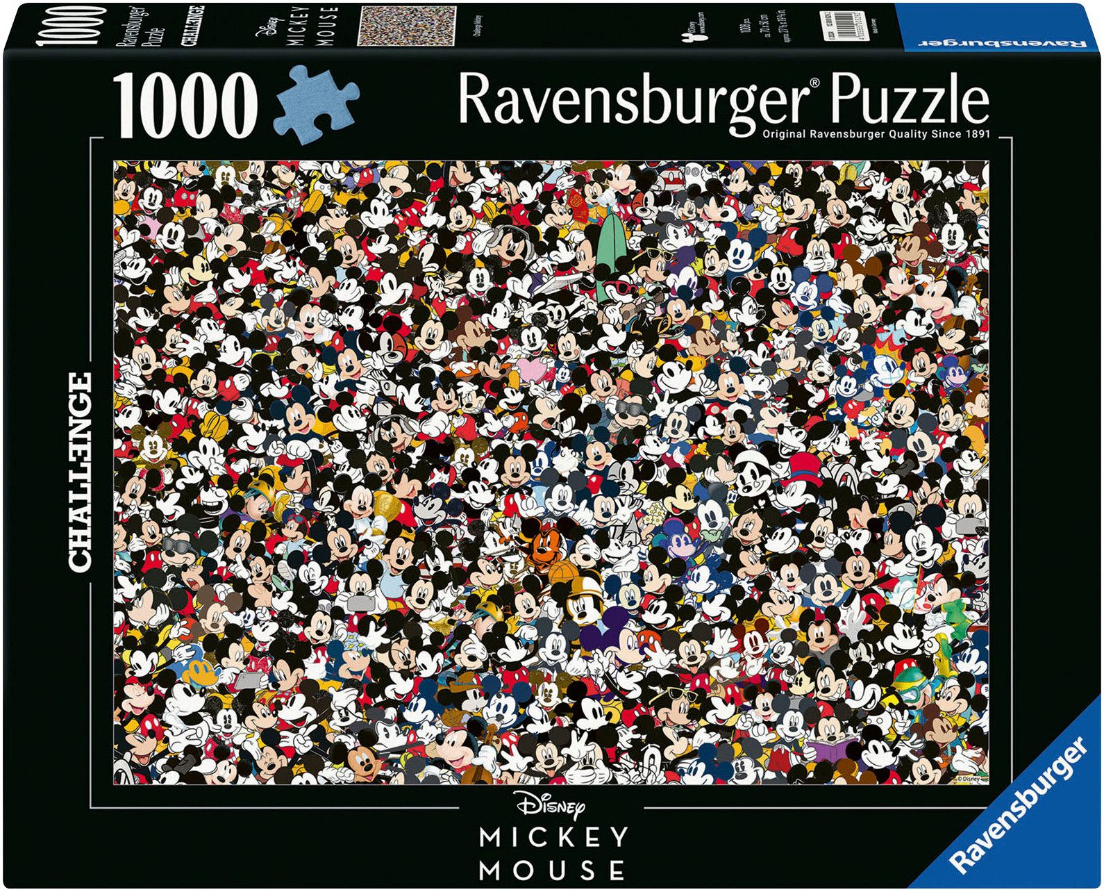 Ravensburger Puzzle Challenge, Mickey, 1000 Puzzleteile, Made in Germany günstig online kaufen
