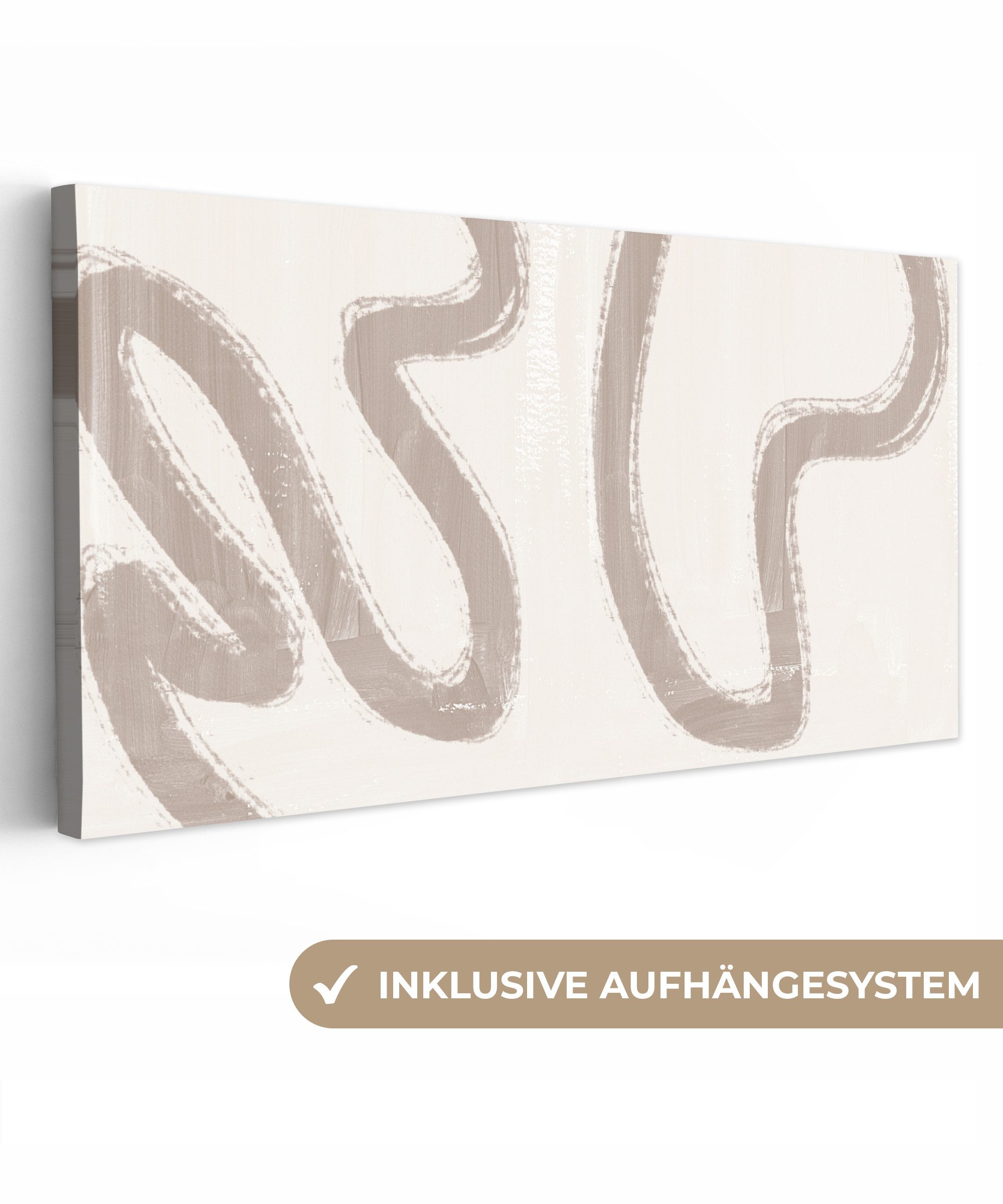 OneMillionCanvasses® Leinwandbild Panorama Abstrakt - Moderne günstig online kaufen