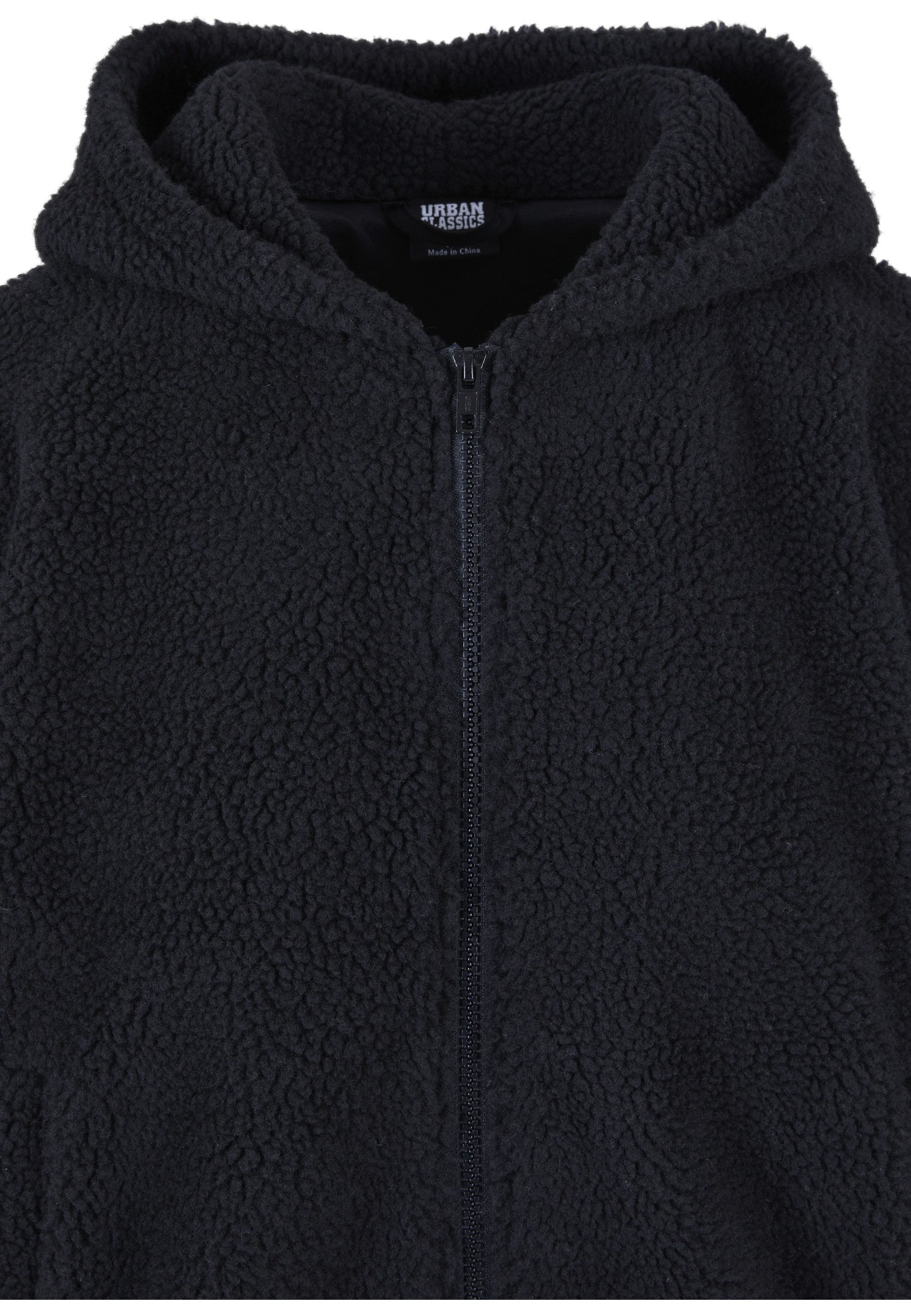 URBAN CLASSICS Sweatjacke Urban Classics Damen Ladies Oversized Sherpa Zip Hoody