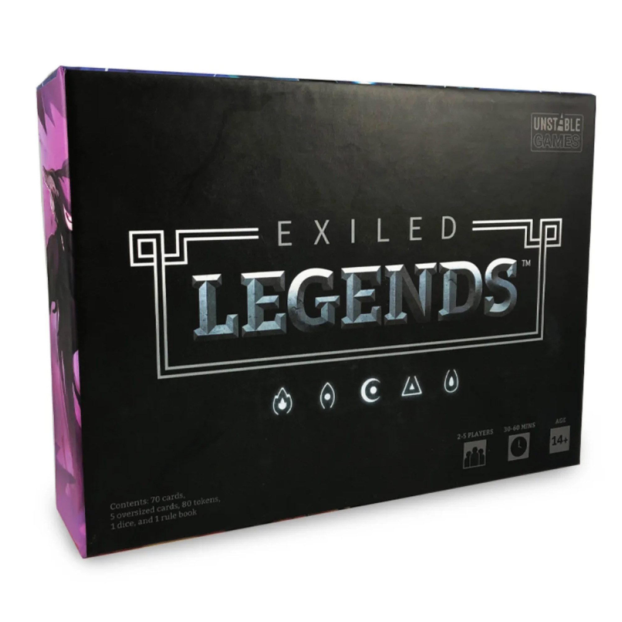 Unstable Games Spiel Exiled Legends - Strategisches Kartenspiel (EN)