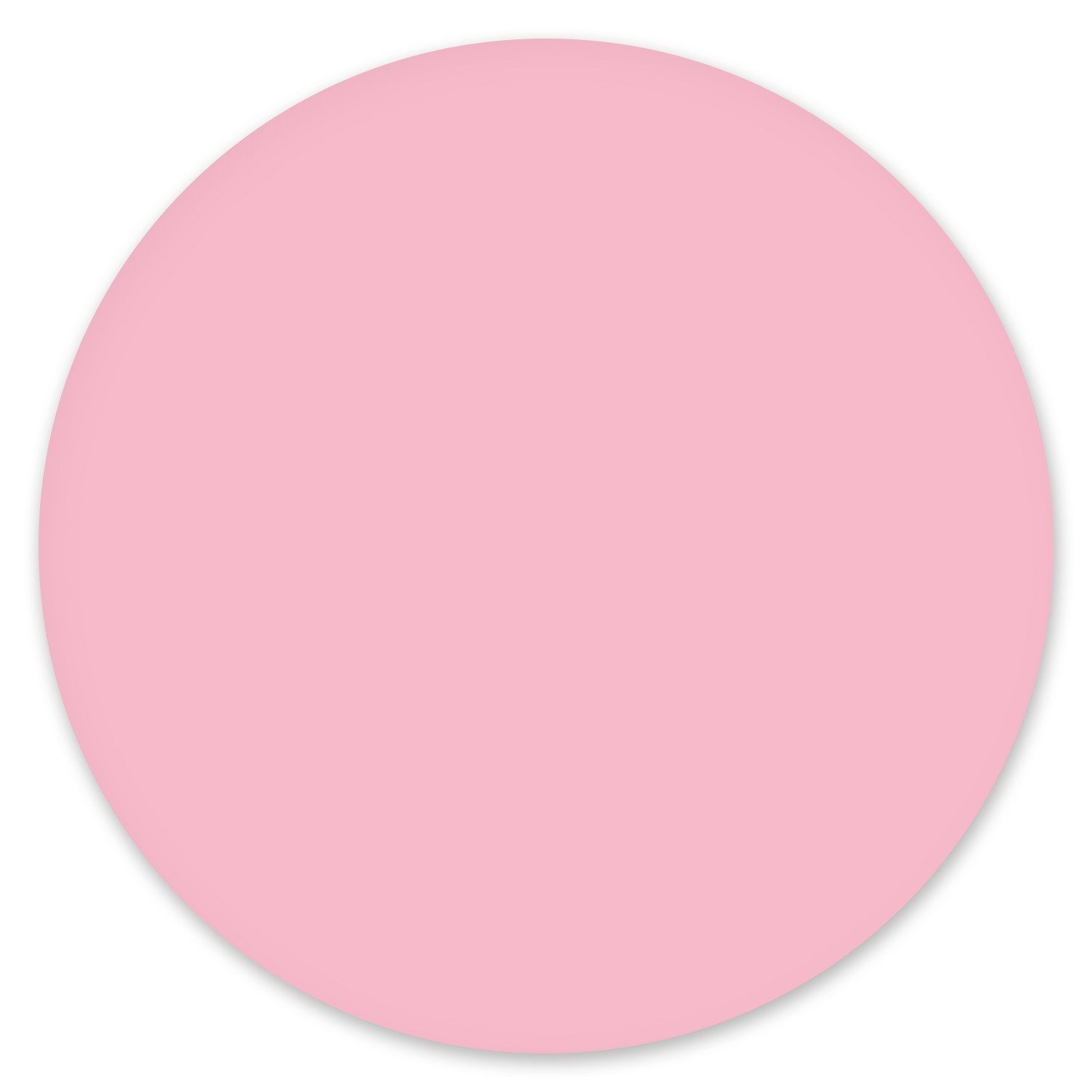 younikat Mauspad Mauspad mit Motiv – rosa rund - Ø 22 cm I mit abwischbarer Oberfläche