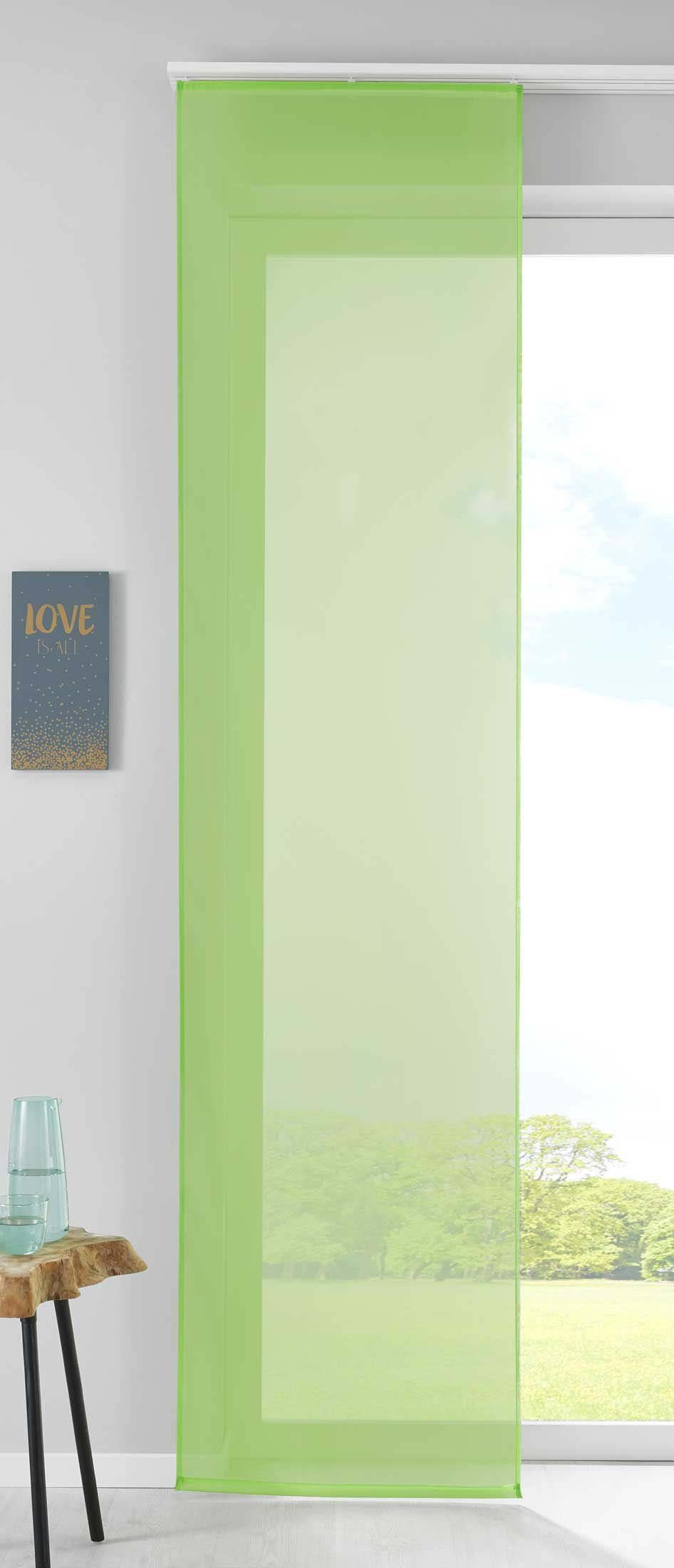 Gardinenbox Schiebegardine (1 St), Paneelwagen, transparent, Flächenvorhang günstig online kaufen