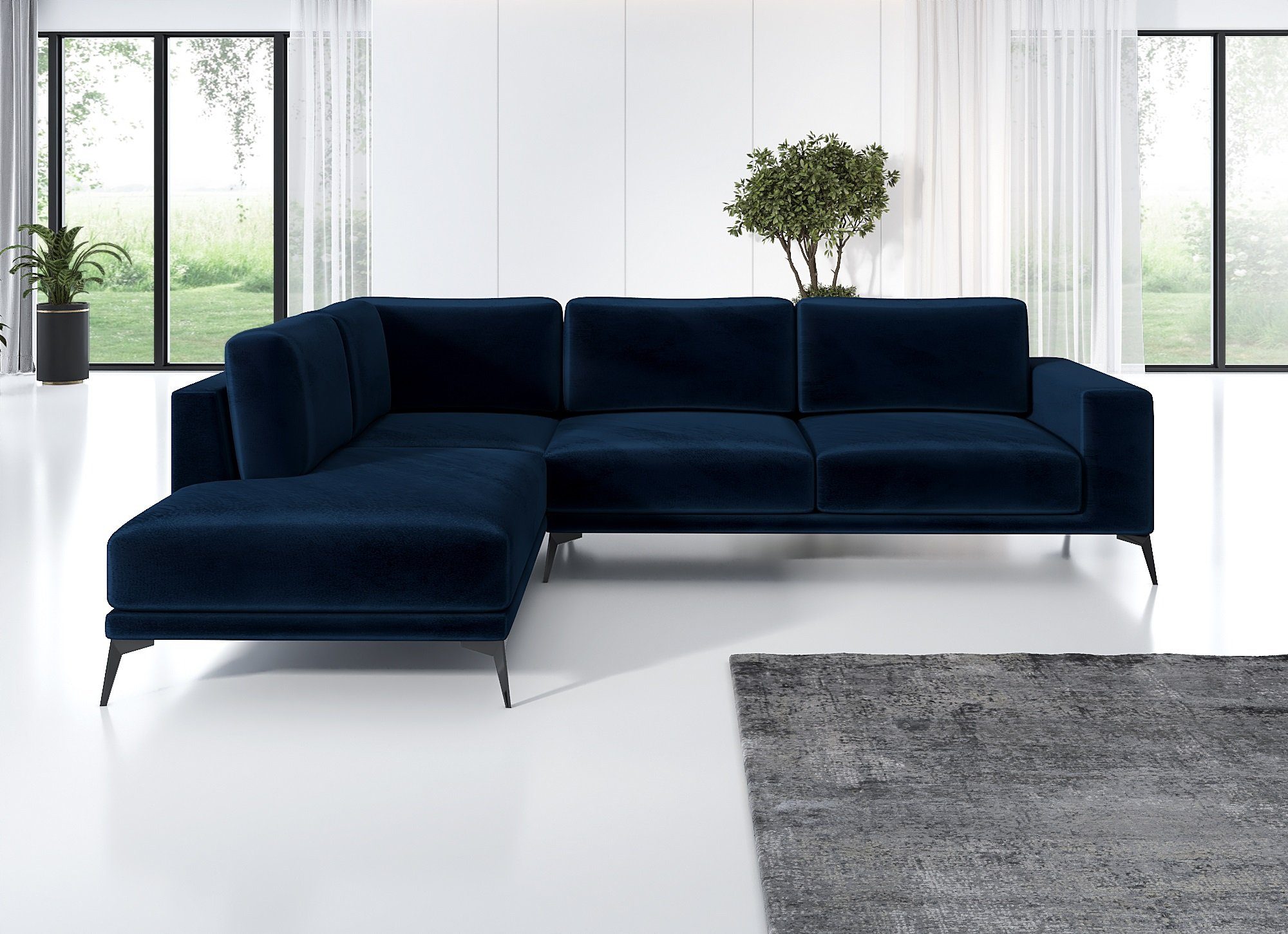 A&J MöbelLand GmbH Ecksofa ZORANO Blau 11