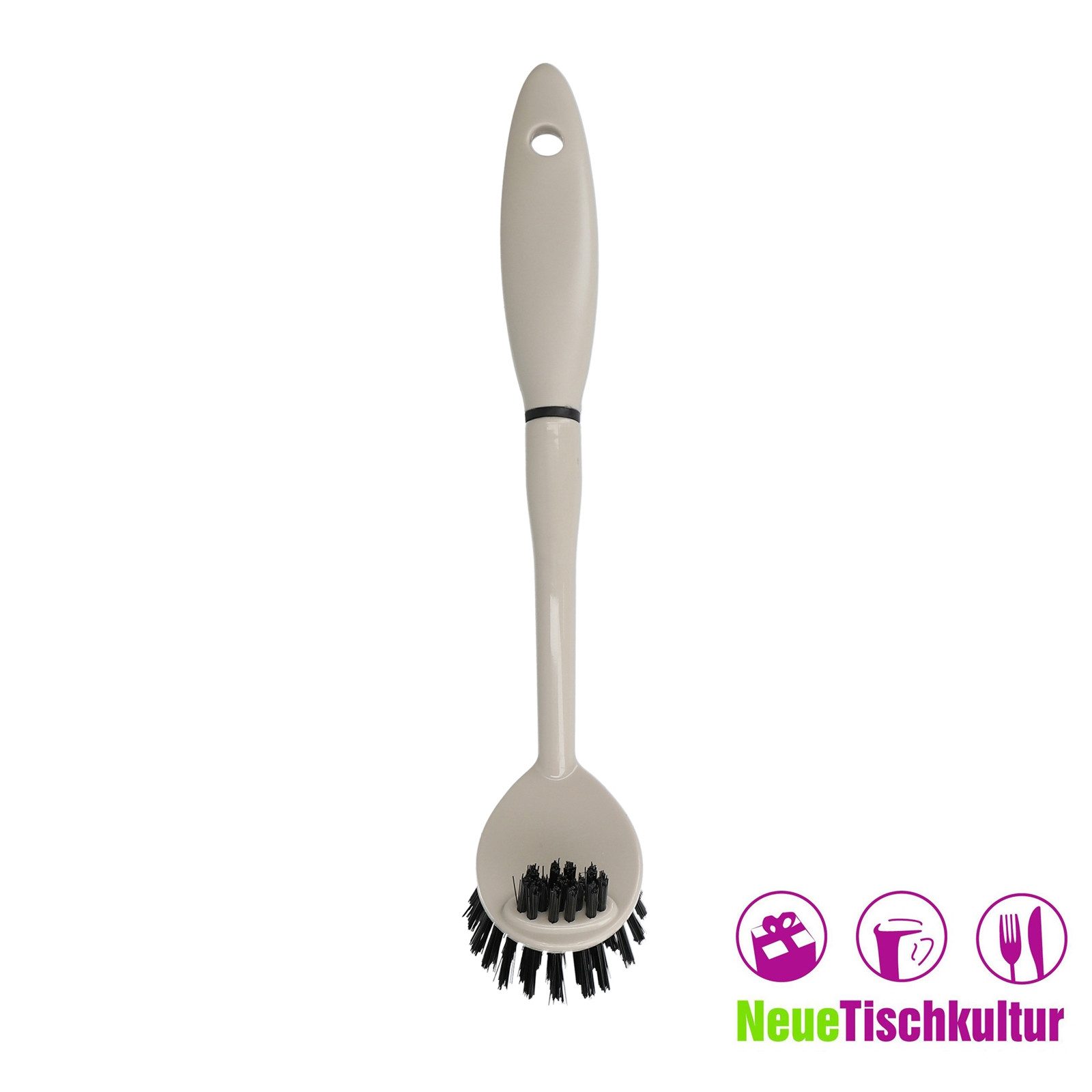 Neuetischkultur Reinigungsbürste Spülbürste kratzfest Natural Elements, (Stück, 1-tlg., 1 Bürste), Flaschenbürste, Spülbürste, Topfkratzer