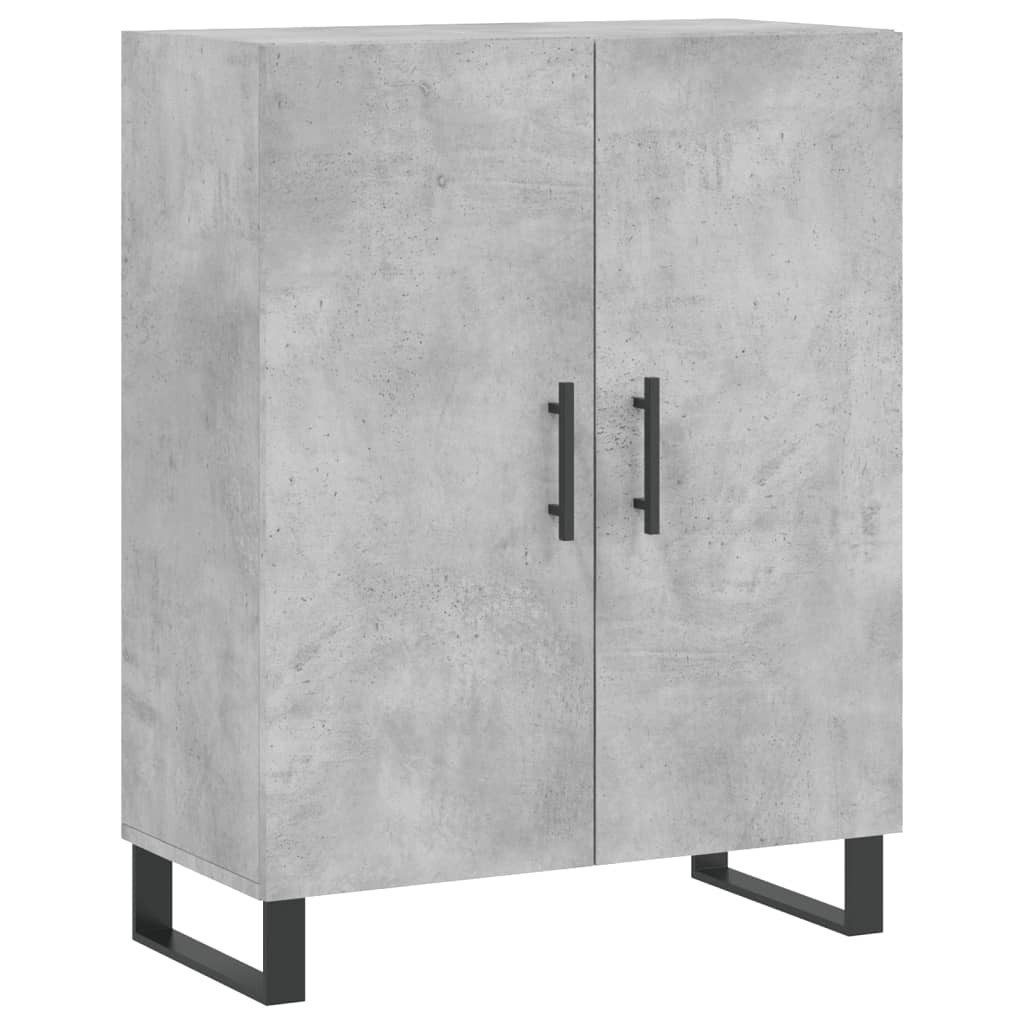 vidaXL Sideboard Sideboard Betongrau 69,5x34x90 cm günstig online kaufen