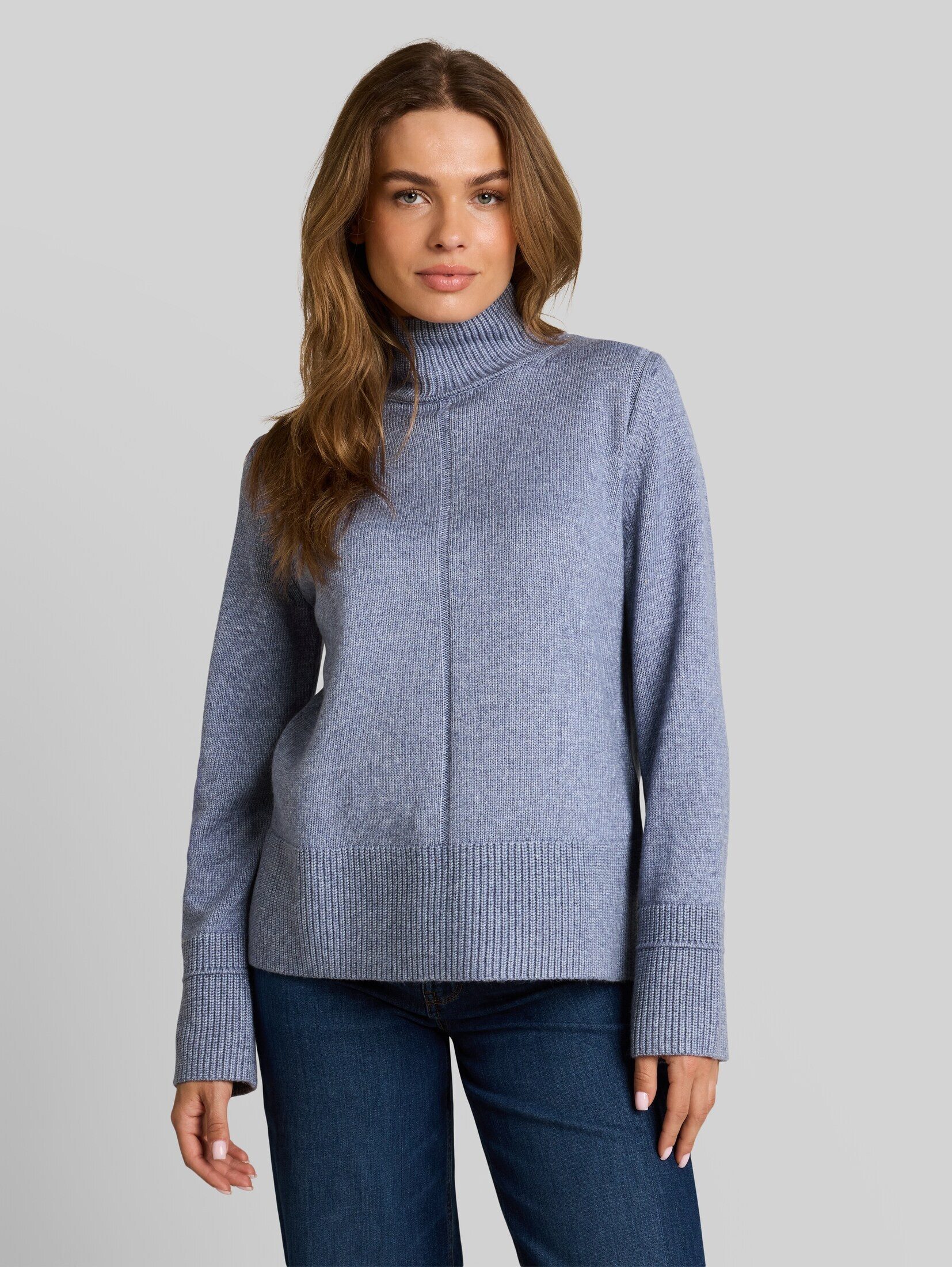 TOM TAILOR Strickpullover Pullover & Strickjacken Cosy Strickpullover mit Stehkragen