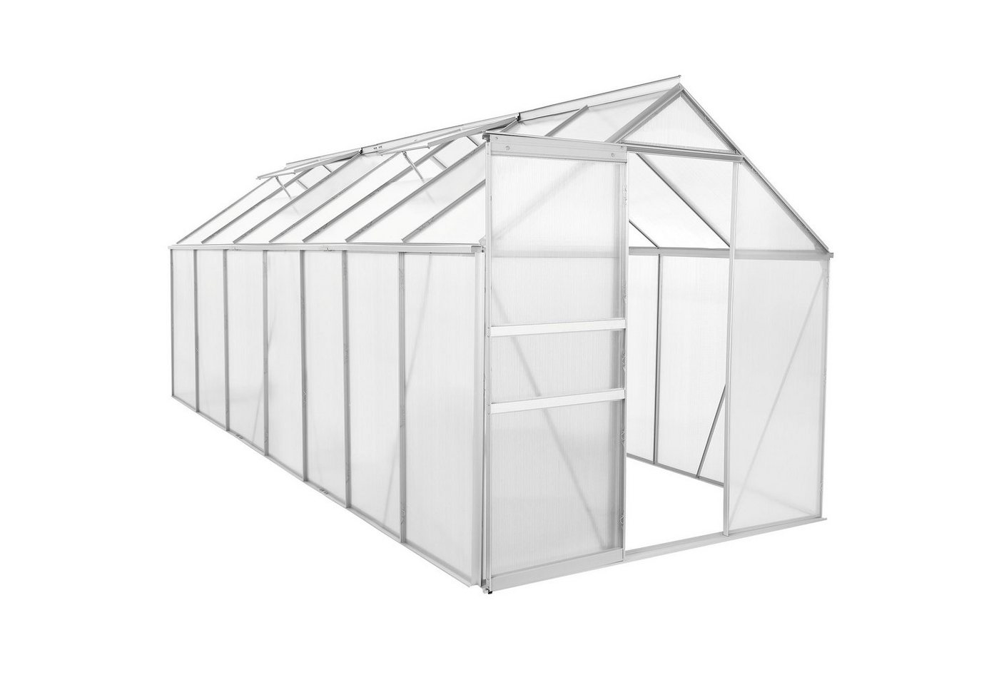 Zelsius Gewächshaus Aluminium Gewächshaus 430 x 190 cm, 6 mm Platten, 8,17 m², BxTxH: 190, 190 x 430, 310 x 195, 195 cm, 6.00 mm Wandstärke weiß | Rabatt: 29% Zelsius Gewächshaus Aluminium Gewächshaus 430 x 190 cm, 6 mm Platten, 8,17 m², BxTxH: 190, 190 x 430, 310 x 195, 195 cm, 6.00 mm Wandstärke weiß | Rabatt: 29%