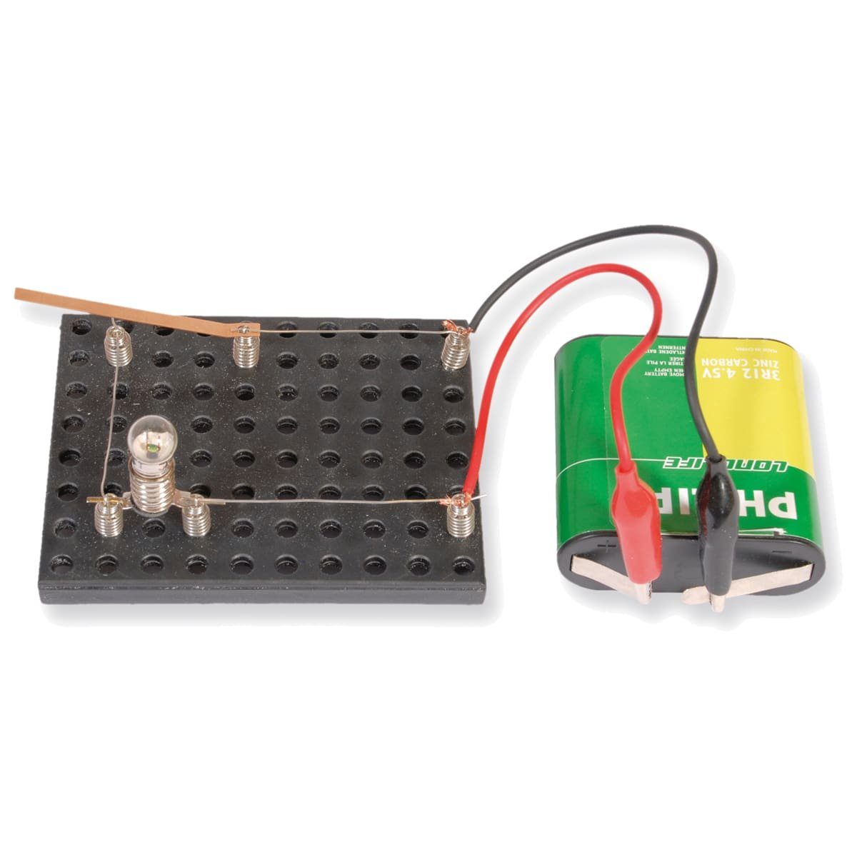 matches21 HOME & HOBBY Einfacher Stromkreis Bausatz Kinder ab 9 Holzbaukasten