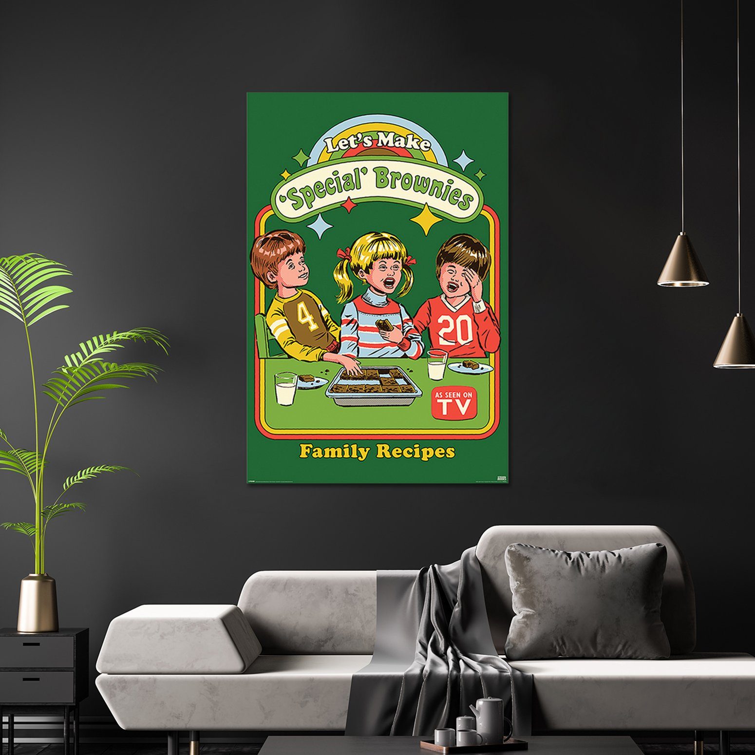 PYRAMID Poster Steven Rhodes Poster Let's Make Special Brownies 61 x 91,5