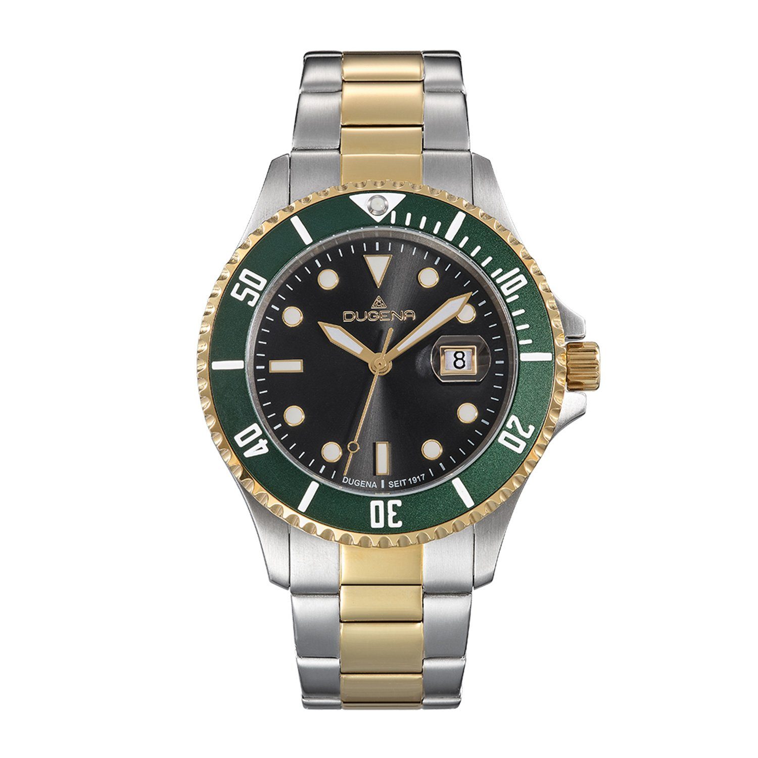 Quarzuhr Herrenuhr 4461074 Diver XL, Quarz, schwarzes Zifferblatt, Edelstahl, Mineralglas