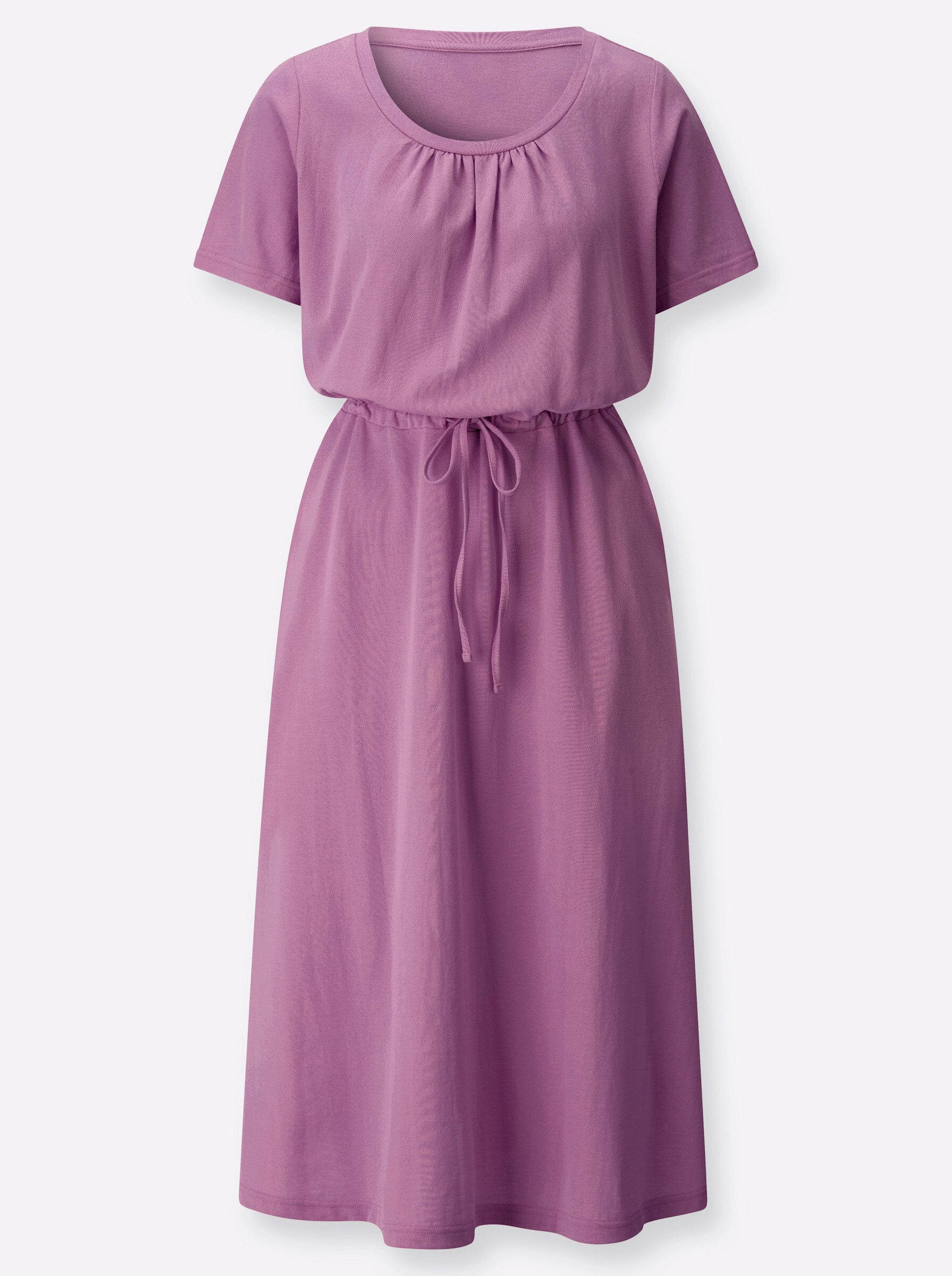 Jerseykleid Jersey-Kleid Kurzarm