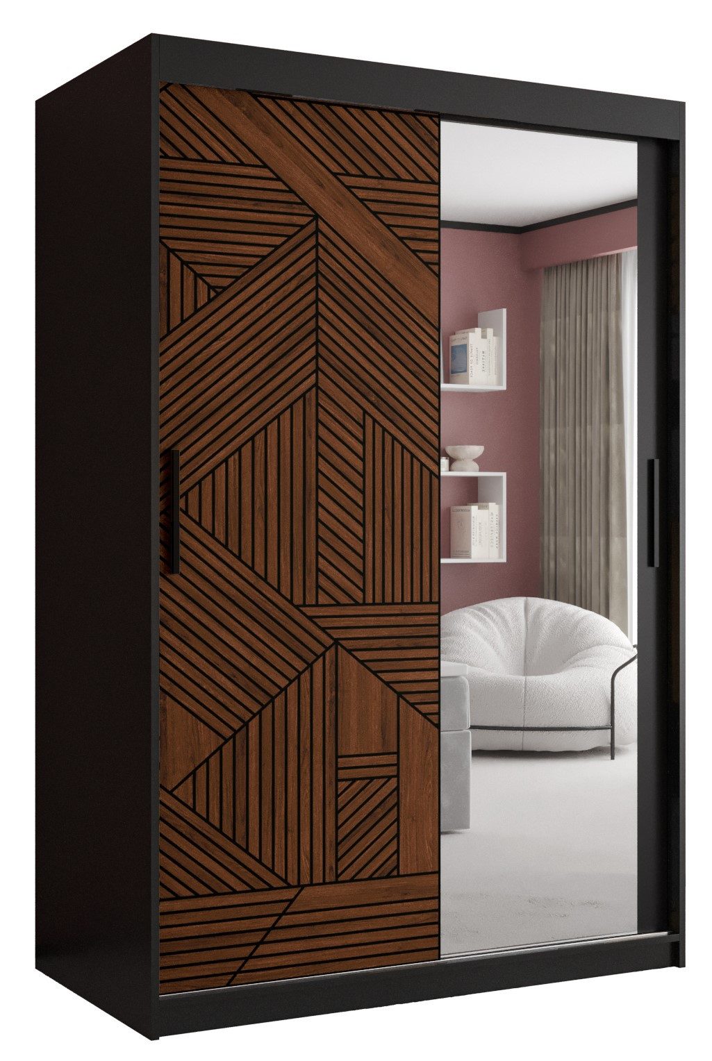 ABIKS MÖBEL Schwebetürenschrank MARSYLIA 2 Schlafzimmerschrank - mit Schieb günstig online kaufen