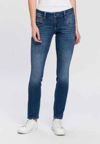 Freeman T. Porter Slim-fit-Jeans »Alexa« mit Ziernieten an den Hüften