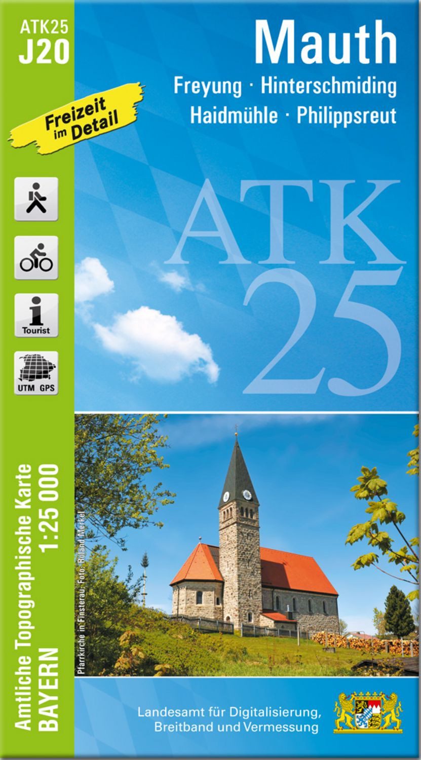ATK25-J20 Mauth (Amtliche Topographische Karte 1:25000) / diverse