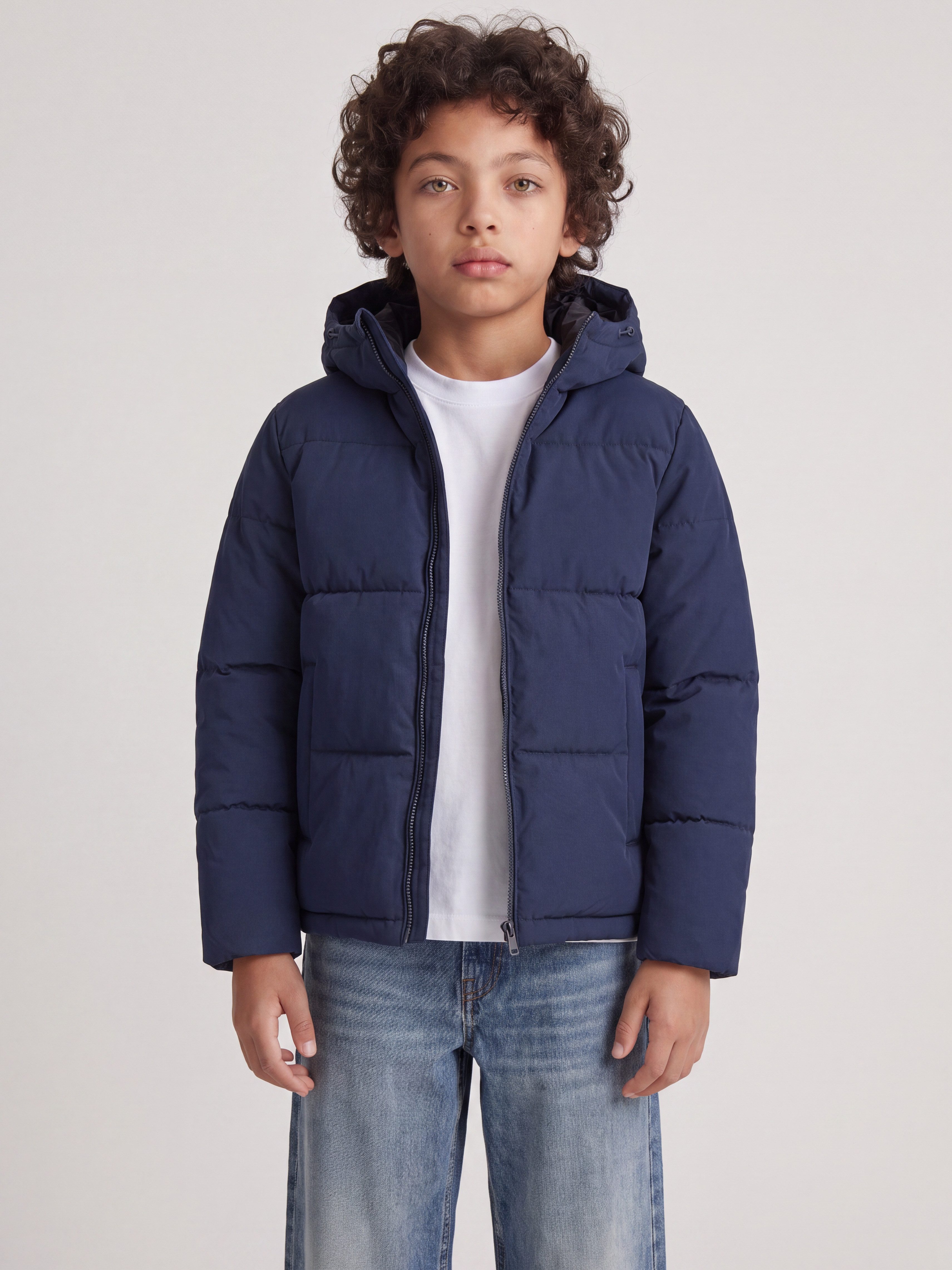 Jack & Jones Junior Steppjacke JJGALAXY PUFFER JACKET JNR Kunstfaser, regular fit