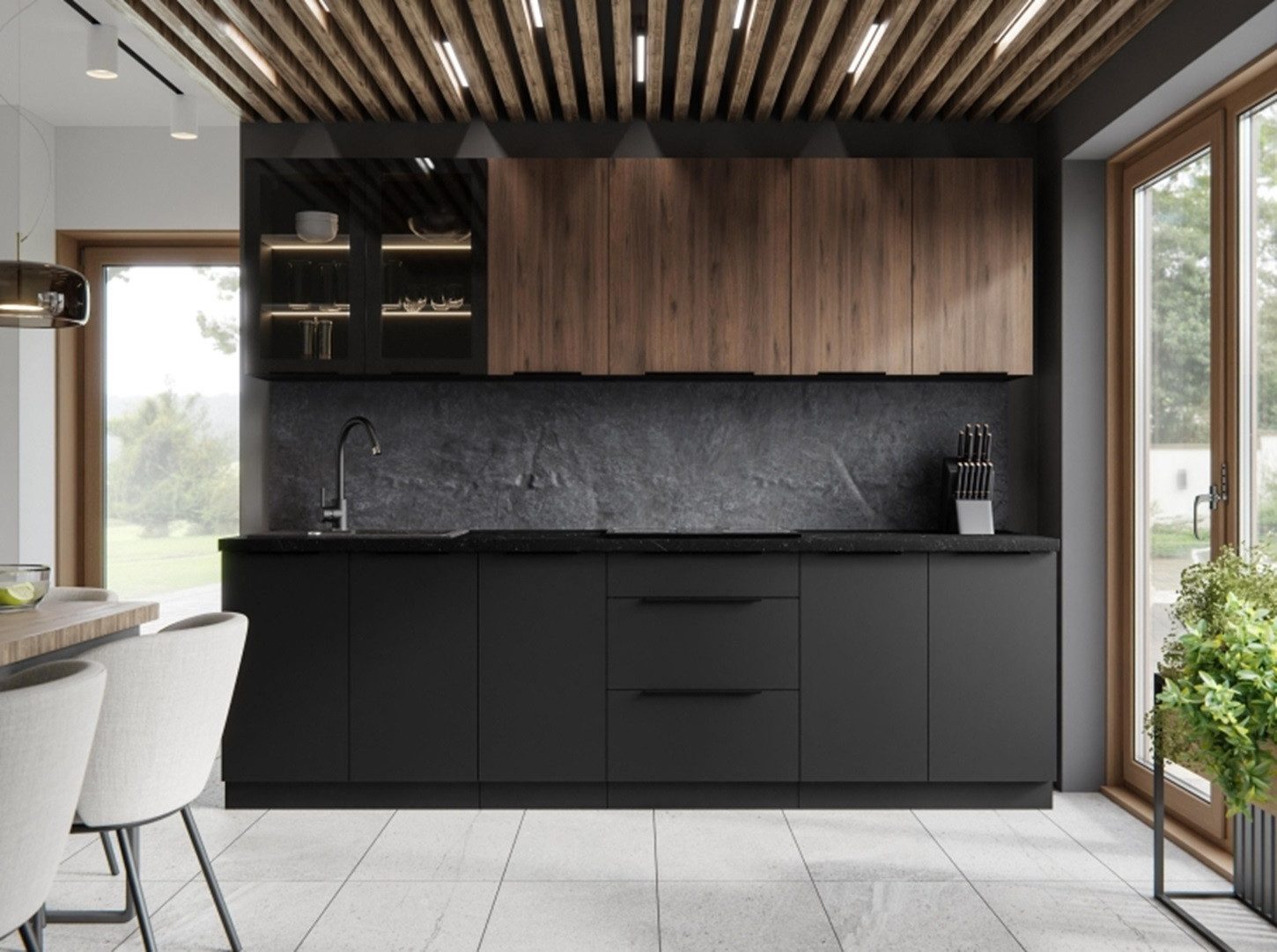 ROYAL24_MARKT Küche - Aktuelle Küchentrends/Stilvolle und funktionale Designs., Modern - Funktional - Nachhaltige Materialien.