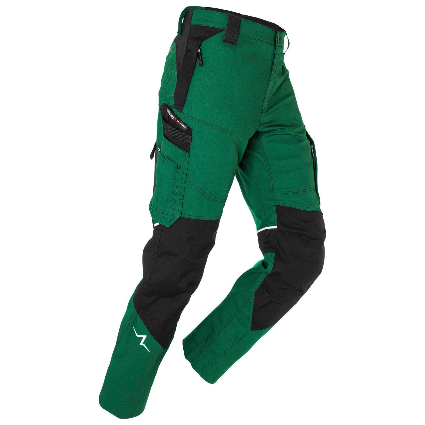 Kübler Arbeitsbundhose PULSE POWER Bundhose (1-tlg) Robuste, technische Arbeitshose, Gr.46-58 moosgrün/schwarz | Arbeitshosen