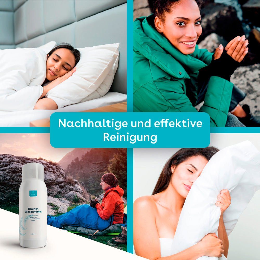 eco:fy Daunenwaschmittel Spezialwaschmittel (1-St. Silikon- und Phosphatfrei)