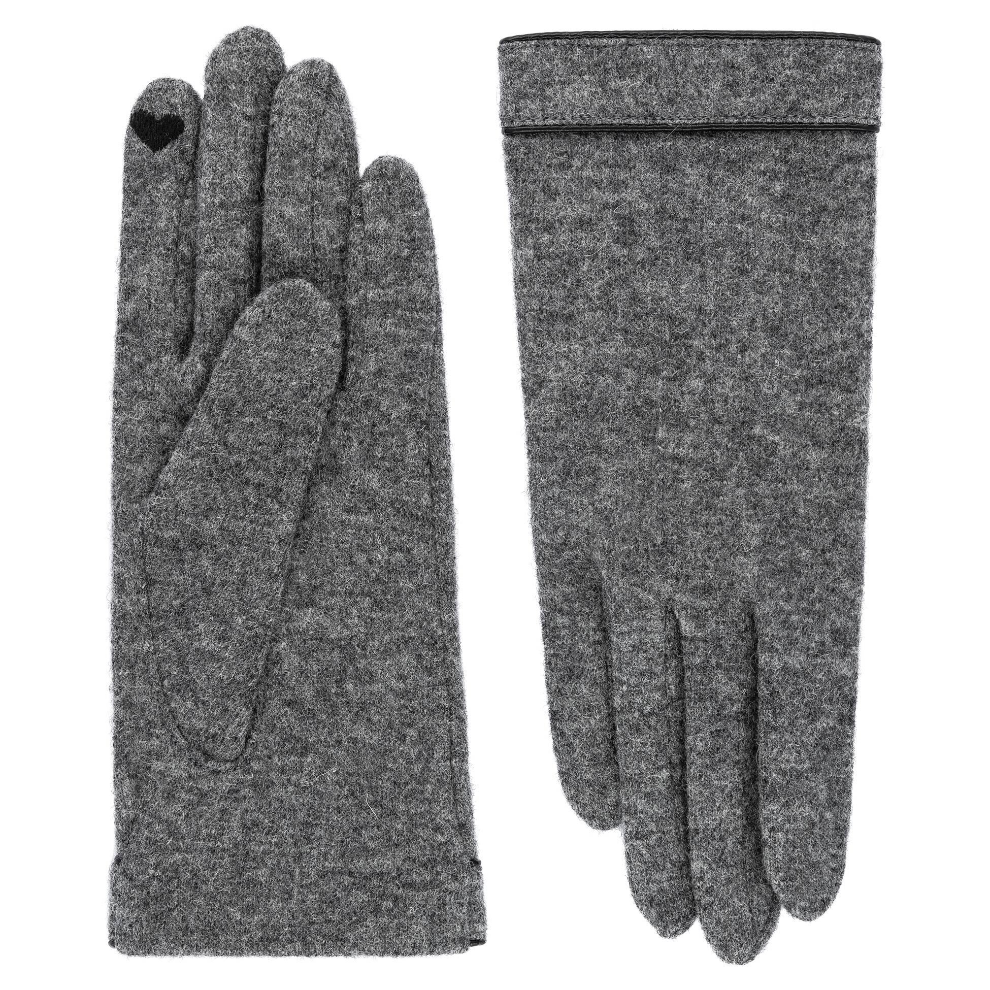 Roeckl Strickhandschuhe Leather Piping günstig online kaufen