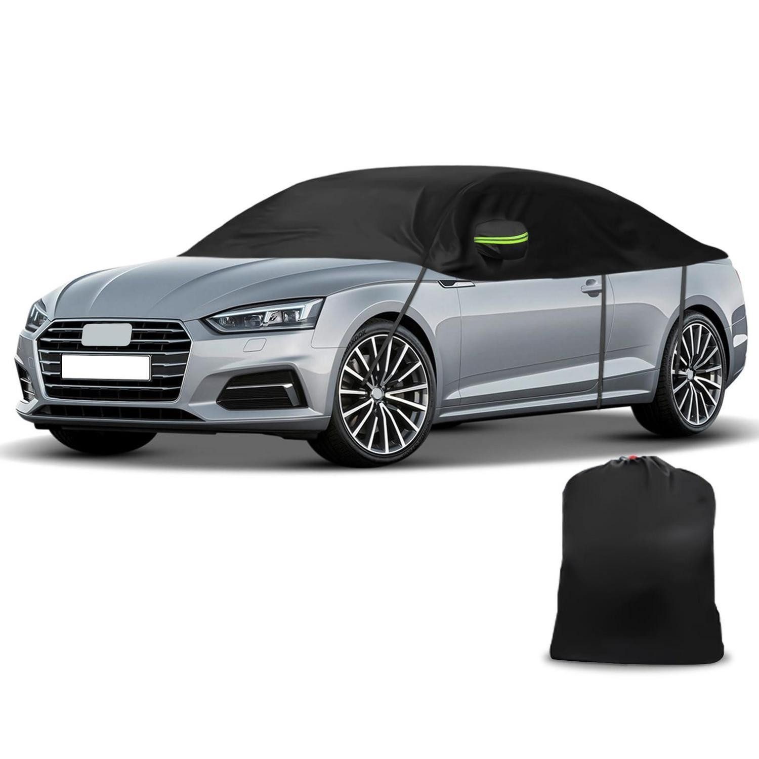 LuxusKollektion Autoplane Autoabdeckung Softtop A5 S5 RS5 Wasserdicht for A5 S5 RS5-Schwarz