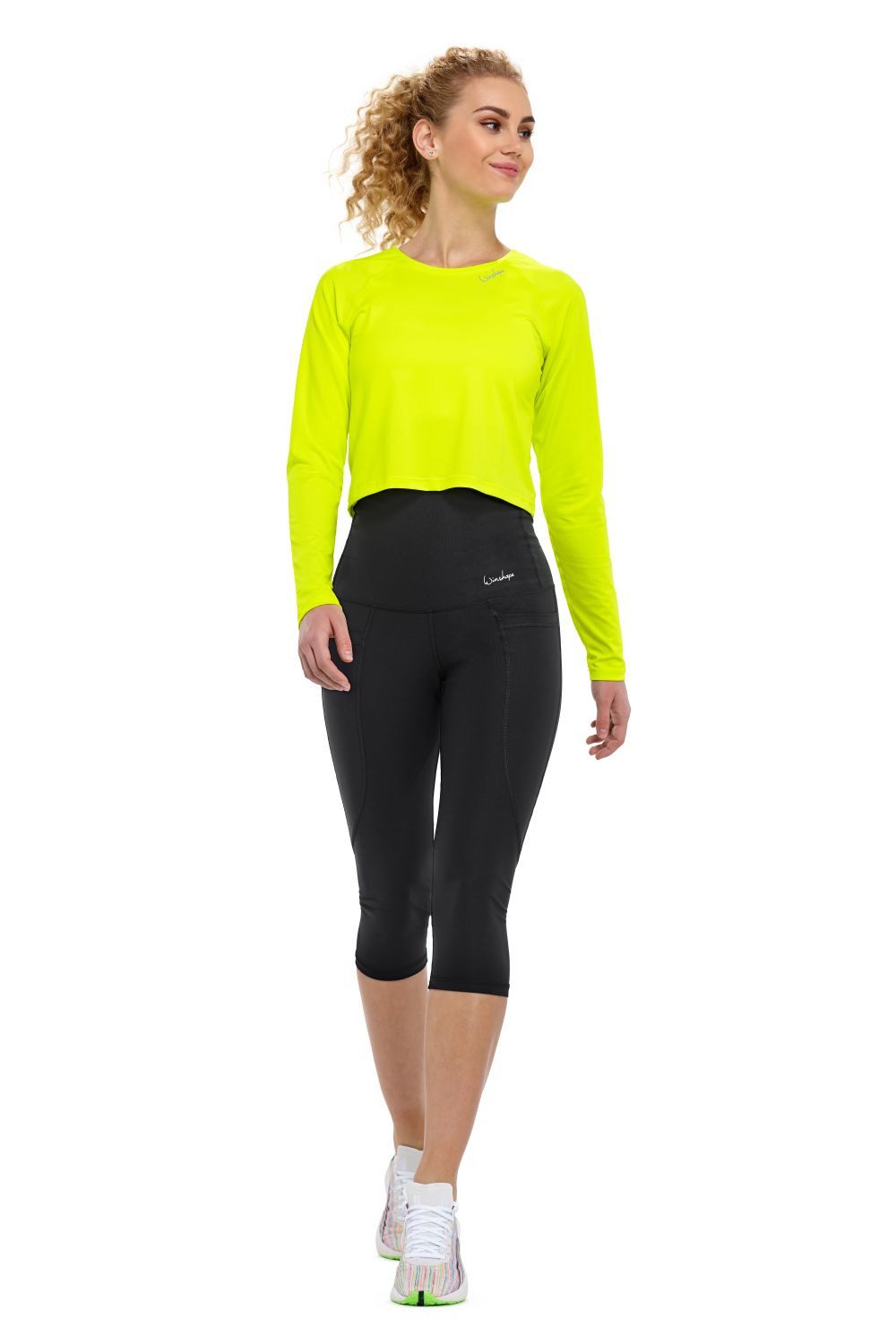 Winshape Leggings Functional Power Shape ¾-Tights HWL214 High Waist mit praktischen Taschen