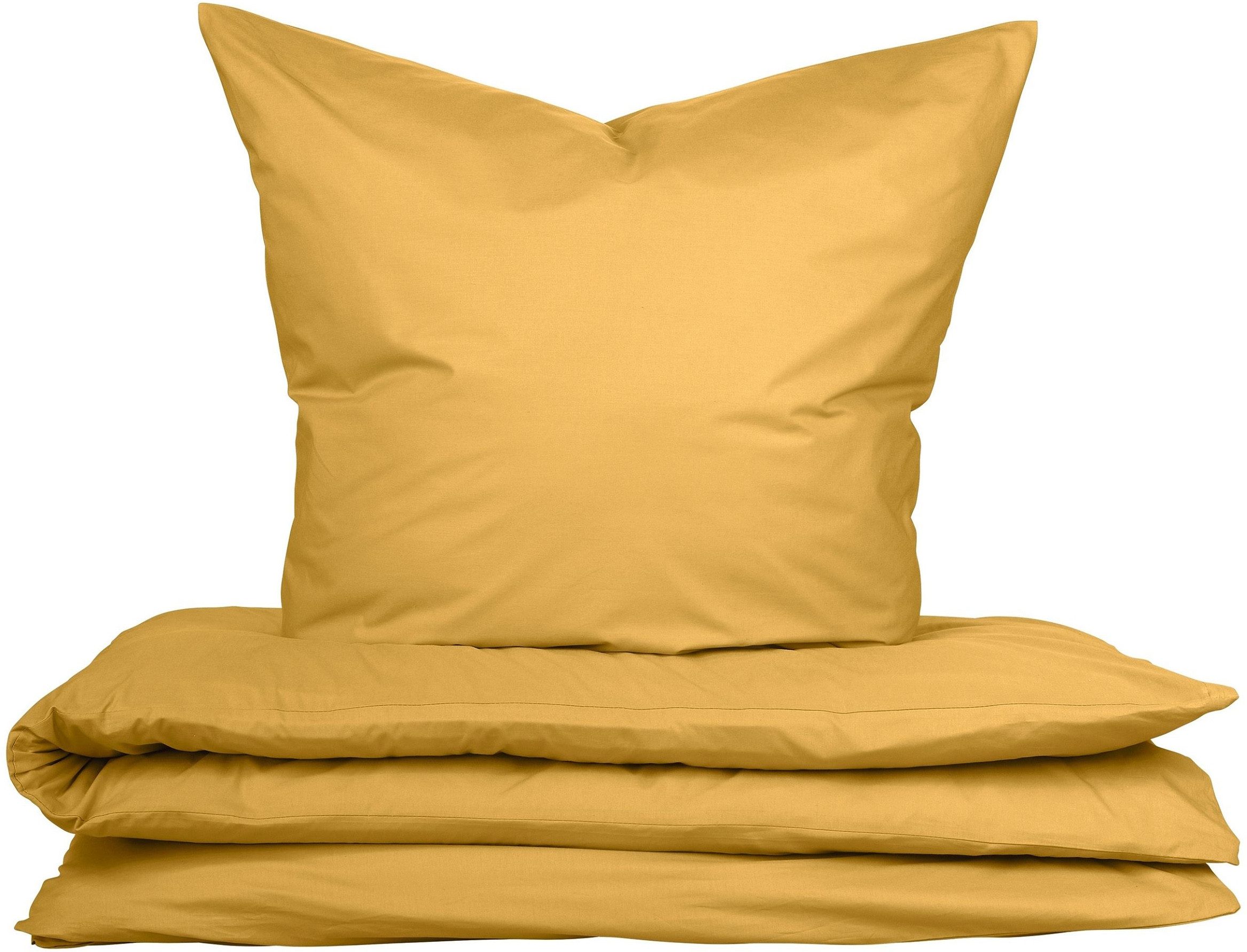 uncover by SCHIESSER Bettwäsche Soho aus weicher Baumwolle in gedeckten Uni-Farben, Renforcé, 2 teilig, OEKO-TEX® MADE IN GREEN
