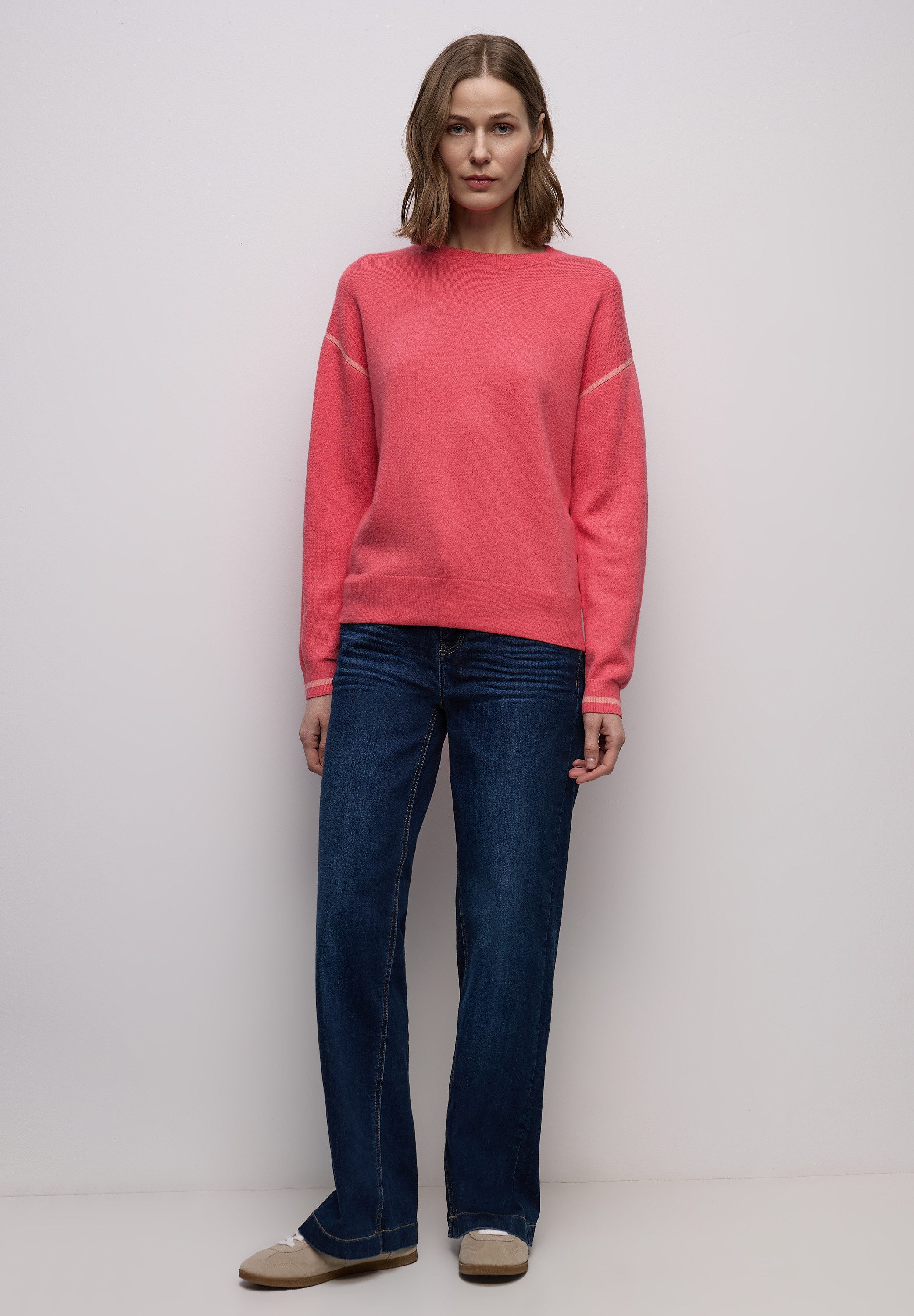 STREET ONE Sweatshirt mit Kontrastdetails – Bild 4 von 5