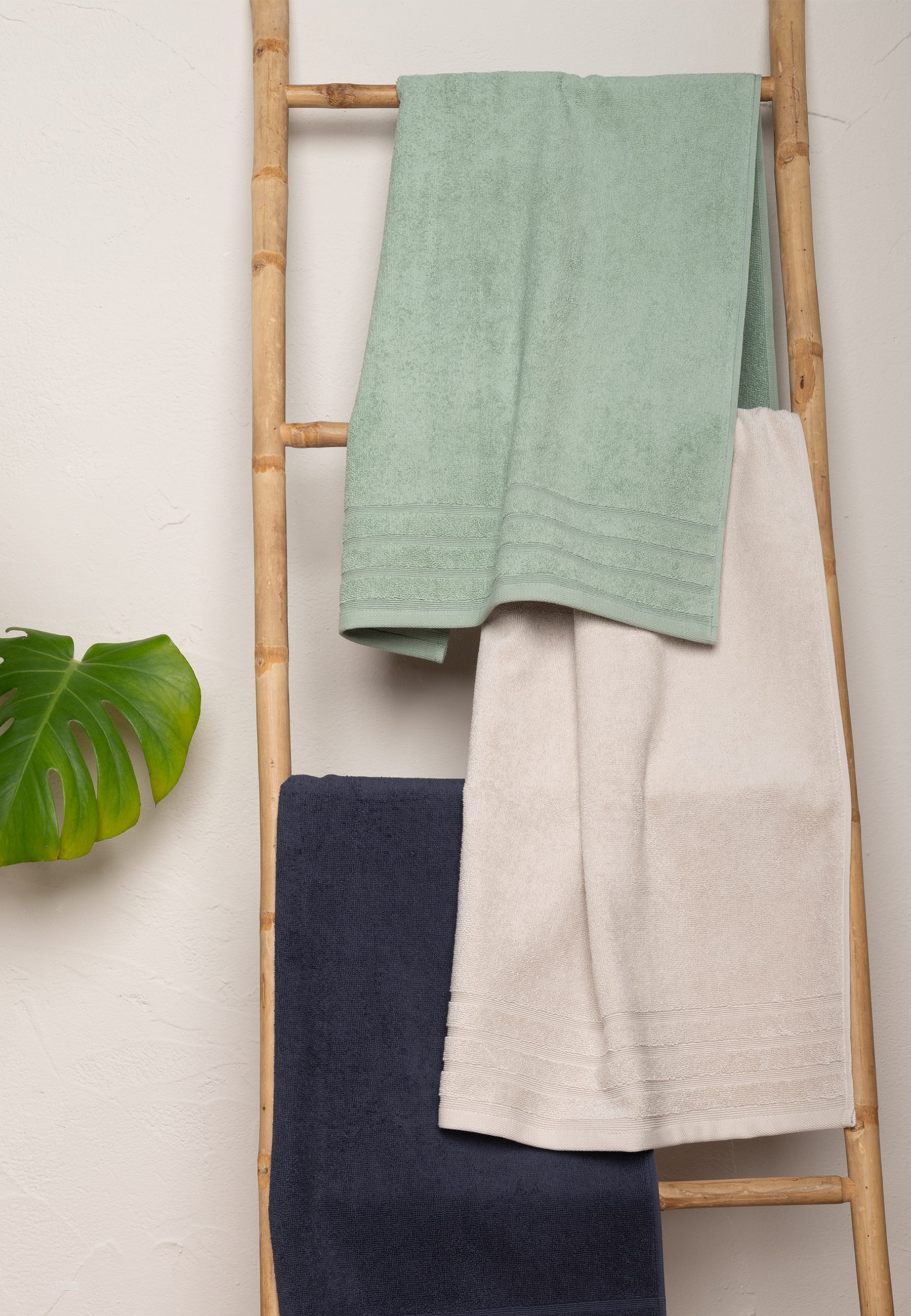 LIVING CRAFTS Handtuch, 2er Pack, GOTS zertifiziert