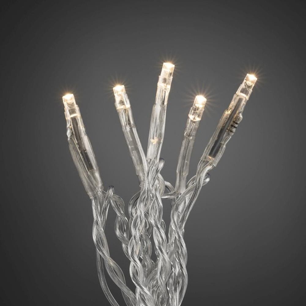 LED-Lichterkette 6351-123 Micro LED Lichterkette 20er warmweiß / transparent innen