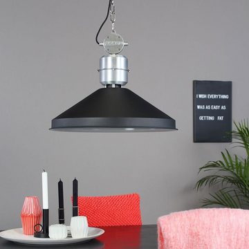 Steinhauer LIGHTING Pendelleuchte, Leuchtmittel nicht inklusive, Hängelampe Pendellampe Wohnzimmerleuchte Industriell schwarz