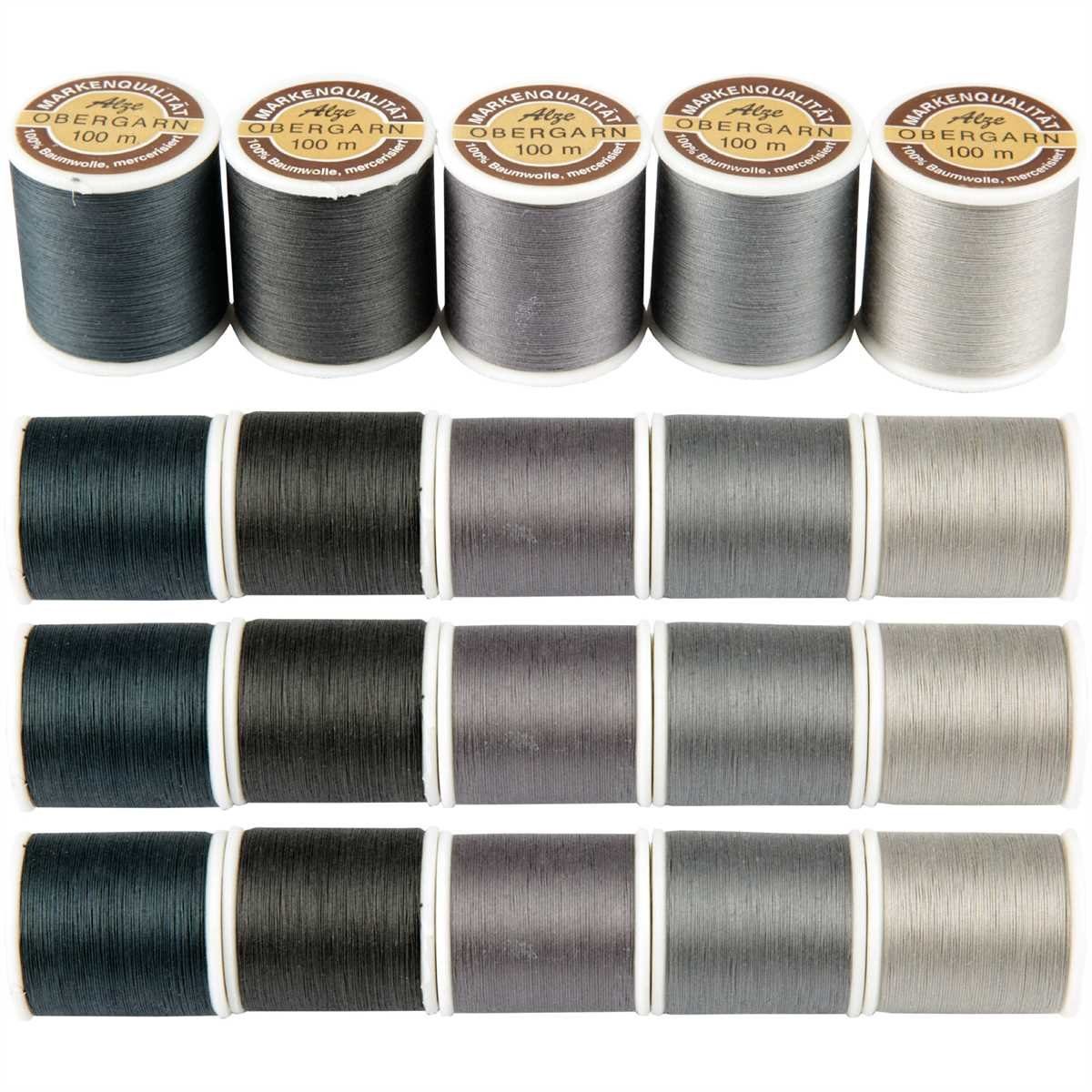 Pro Home Nähgarn, 100,00 m (Spar-Set, 20-St), Nähgarn, Baumwollgarn, vielseitig verwendbar, 20 Spulen