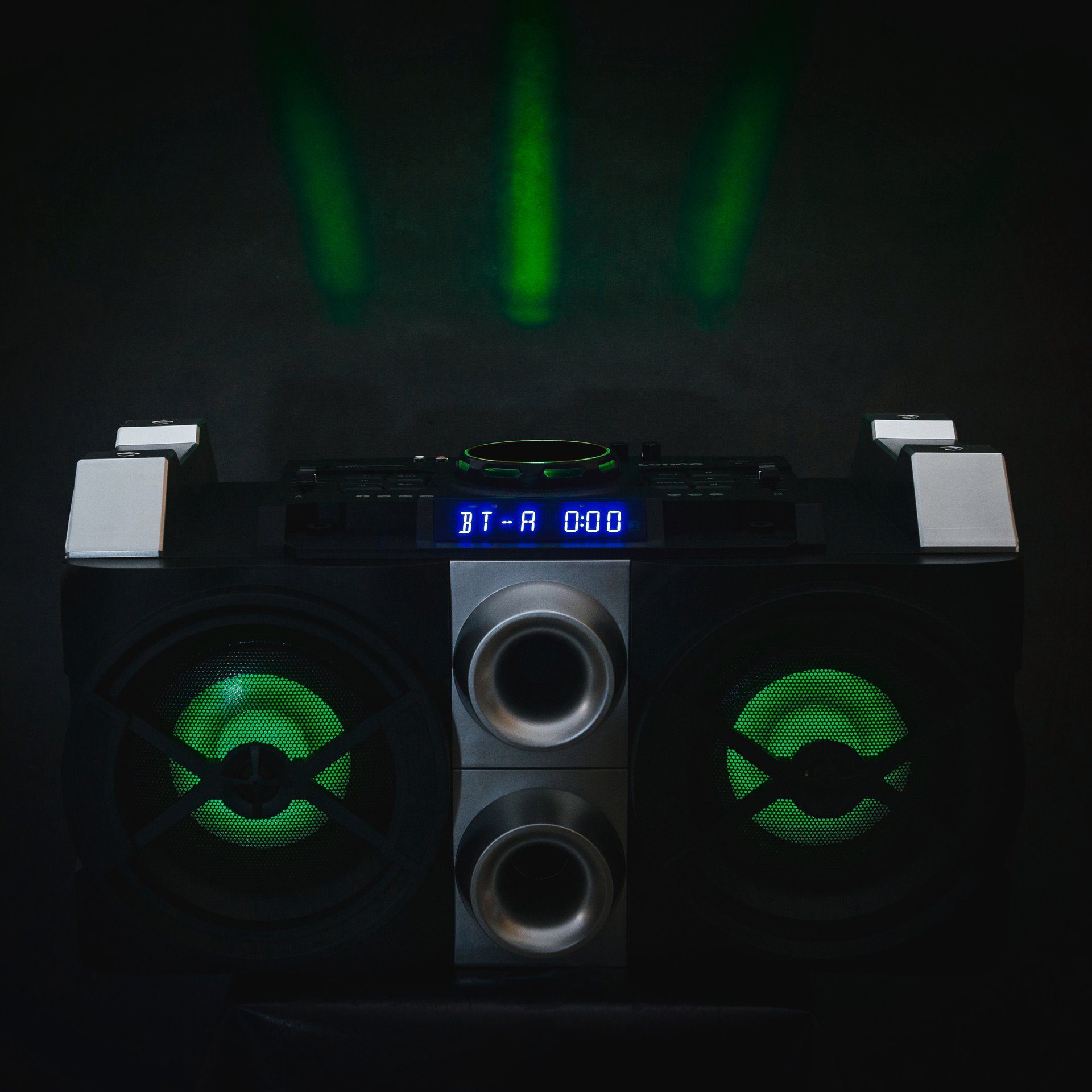 Lenco PMX-150 Party-Lautsprecher + W) Party-Lautsprecher (150 und Mixfunktion DJ