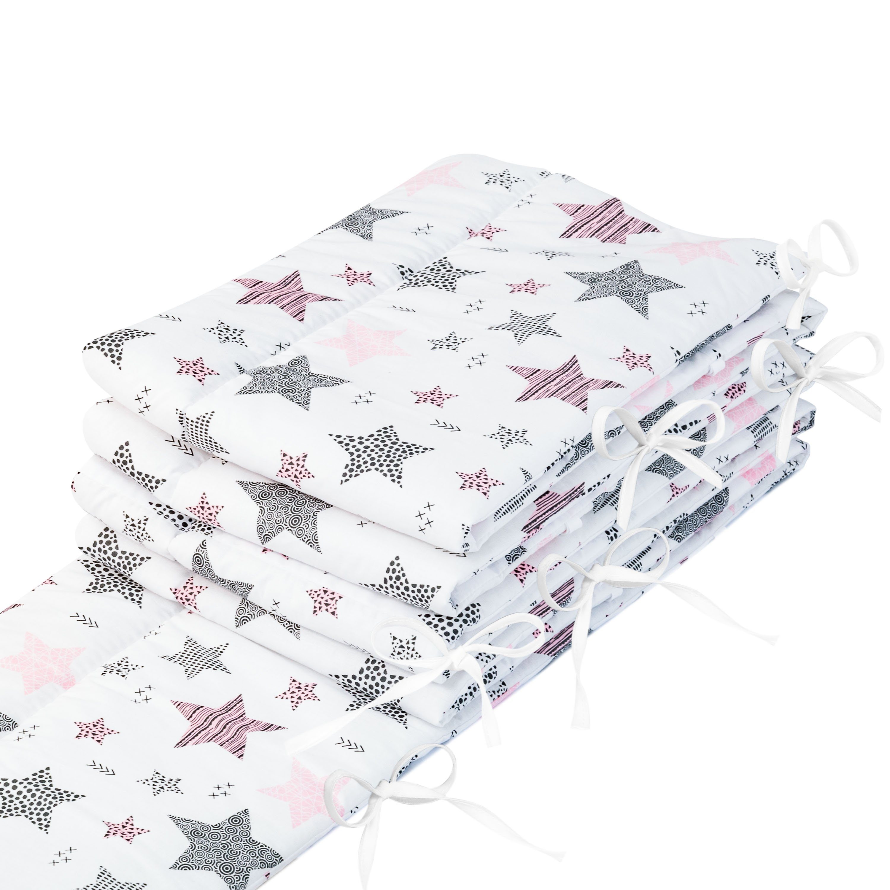 Amilian Bettnestchen Bettumrandung (Made in EU) 420x30 cm - für Babybett 14 günstig online kaufen