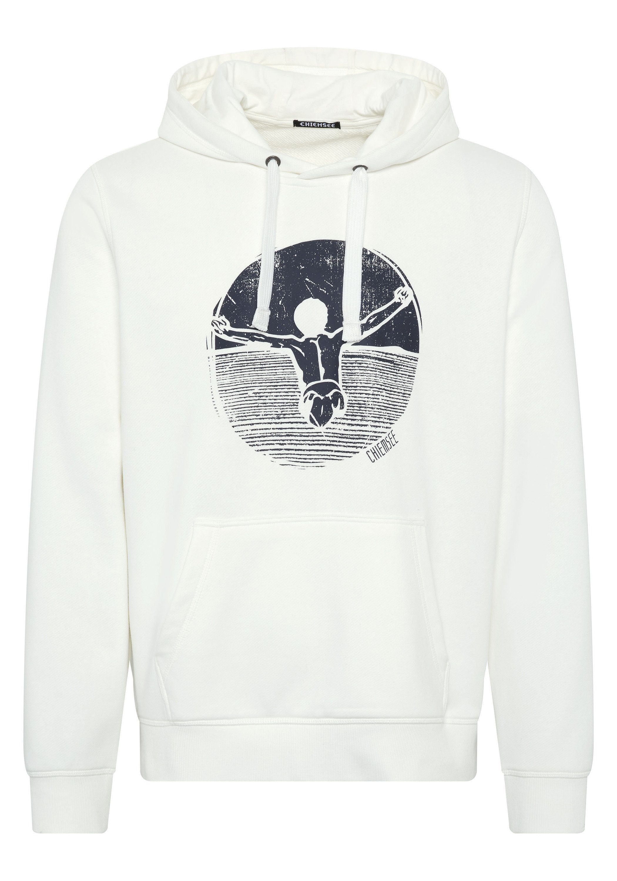 Chiemsee Kapuzensweatshirt Hoodie mit Jumper-Motiv White 1 11-4202 Star