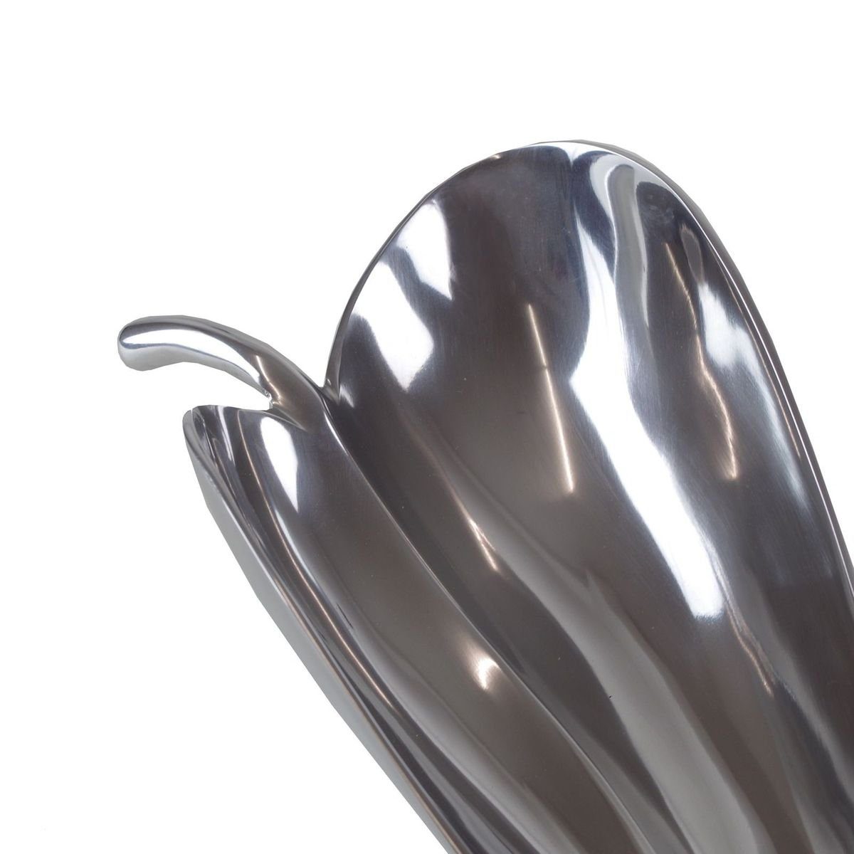 50 cm Aluminium, von bearbeitet Schale Casablanca Tischdekoration Dekoobjekt Peperoni Dekoschale Hand Tischschale