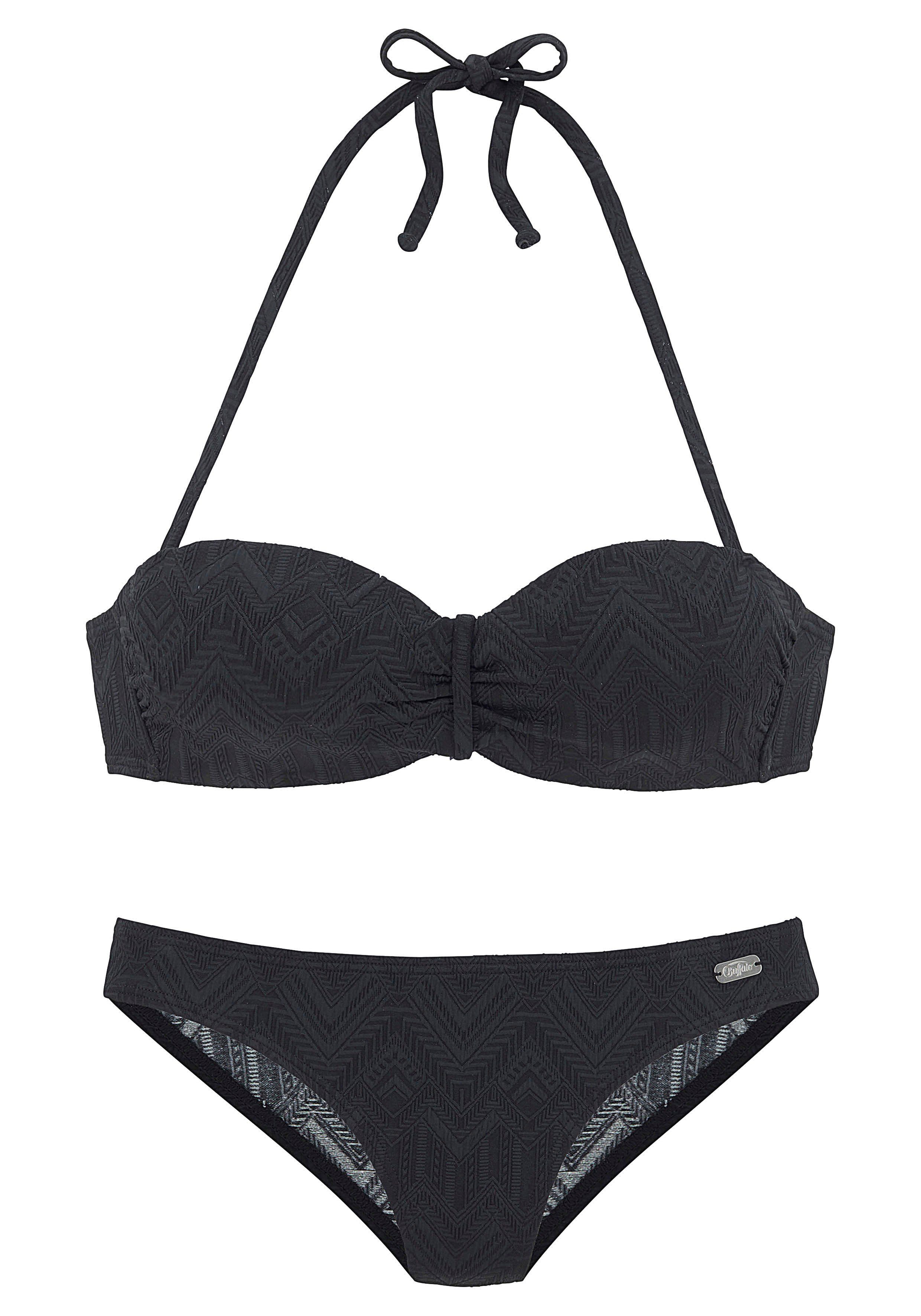 Buffalo Bügel-Bandeau-Bikini Romance aus Strukturware günstig online kaufen