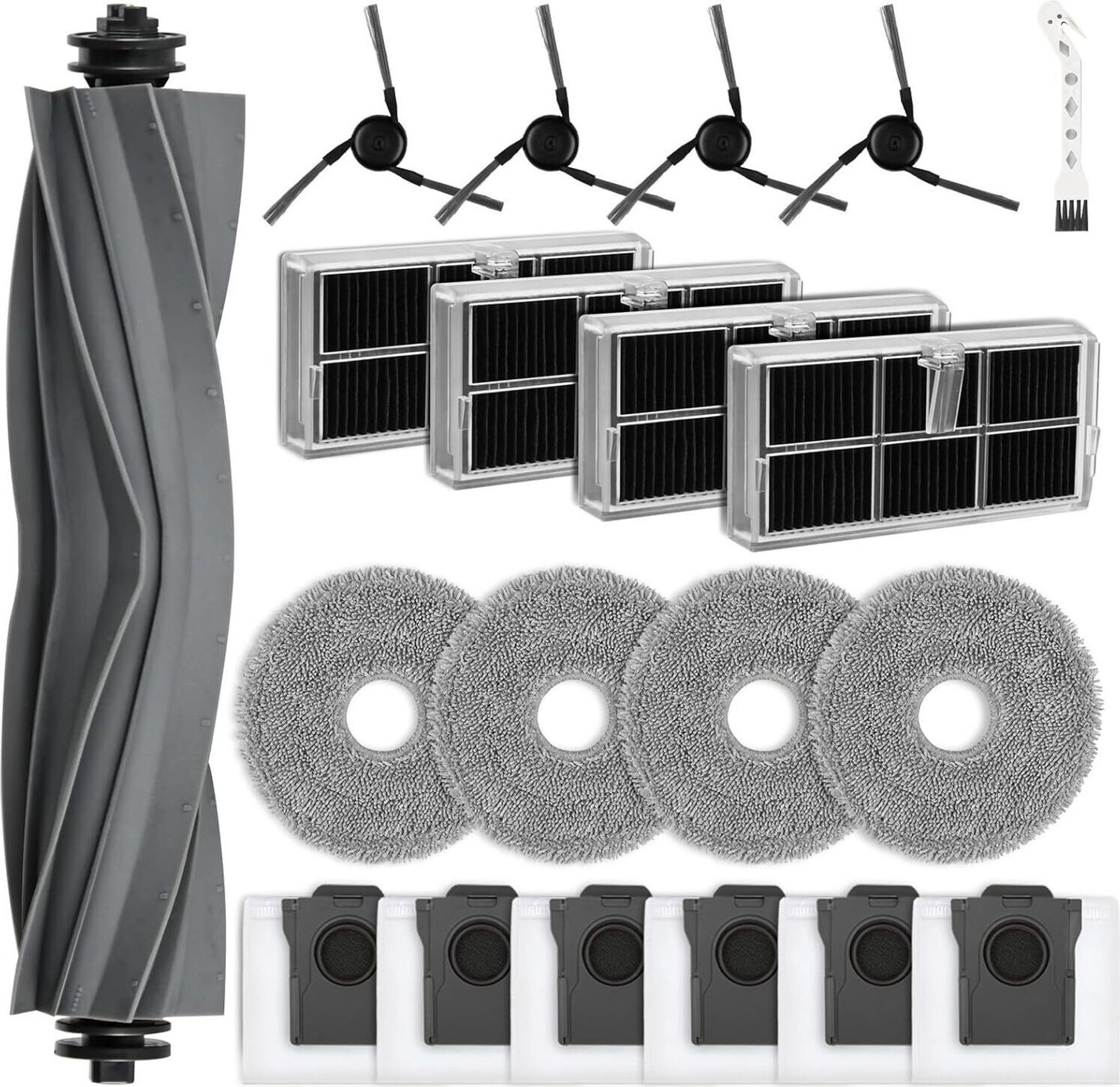 FELIXLEO Gardinenbefestigungen Ersatzteile 20tlg. Zubehör für Dreame X40 Ultra L40 L10s Gen 3 Bürsten Filter, (1-St)